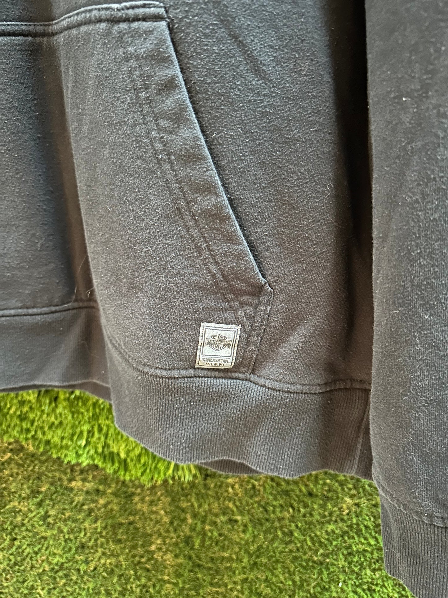 Harley Davidson Logo Hoodie - L