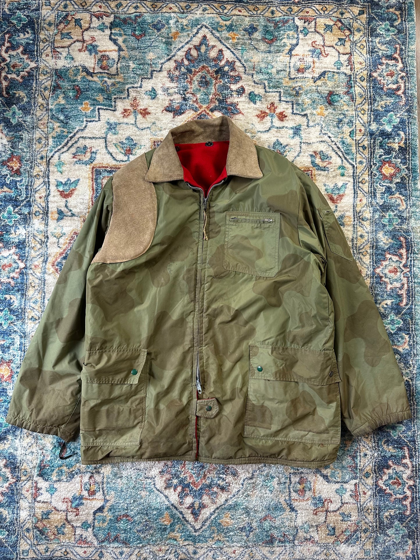 70s Camouflage Hunting Jacket - XXL