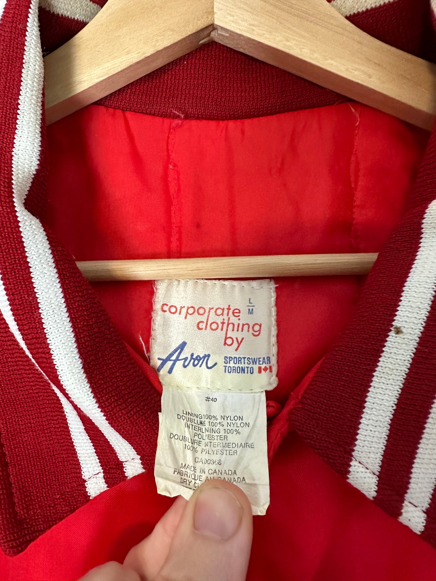 80s NHL Montreal Canadiens Jacket - L