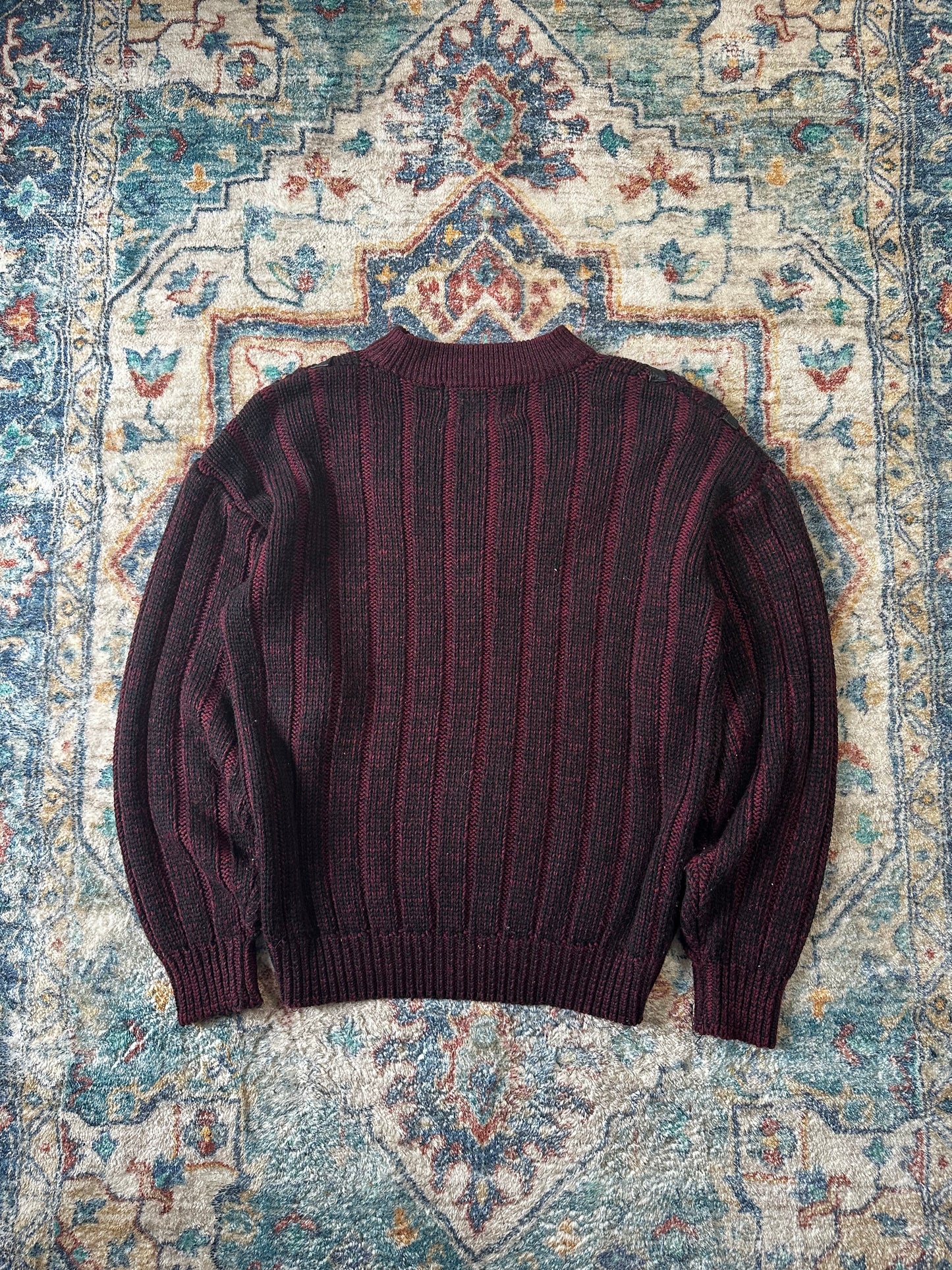90s Nino Foriero Striped Sweater - M