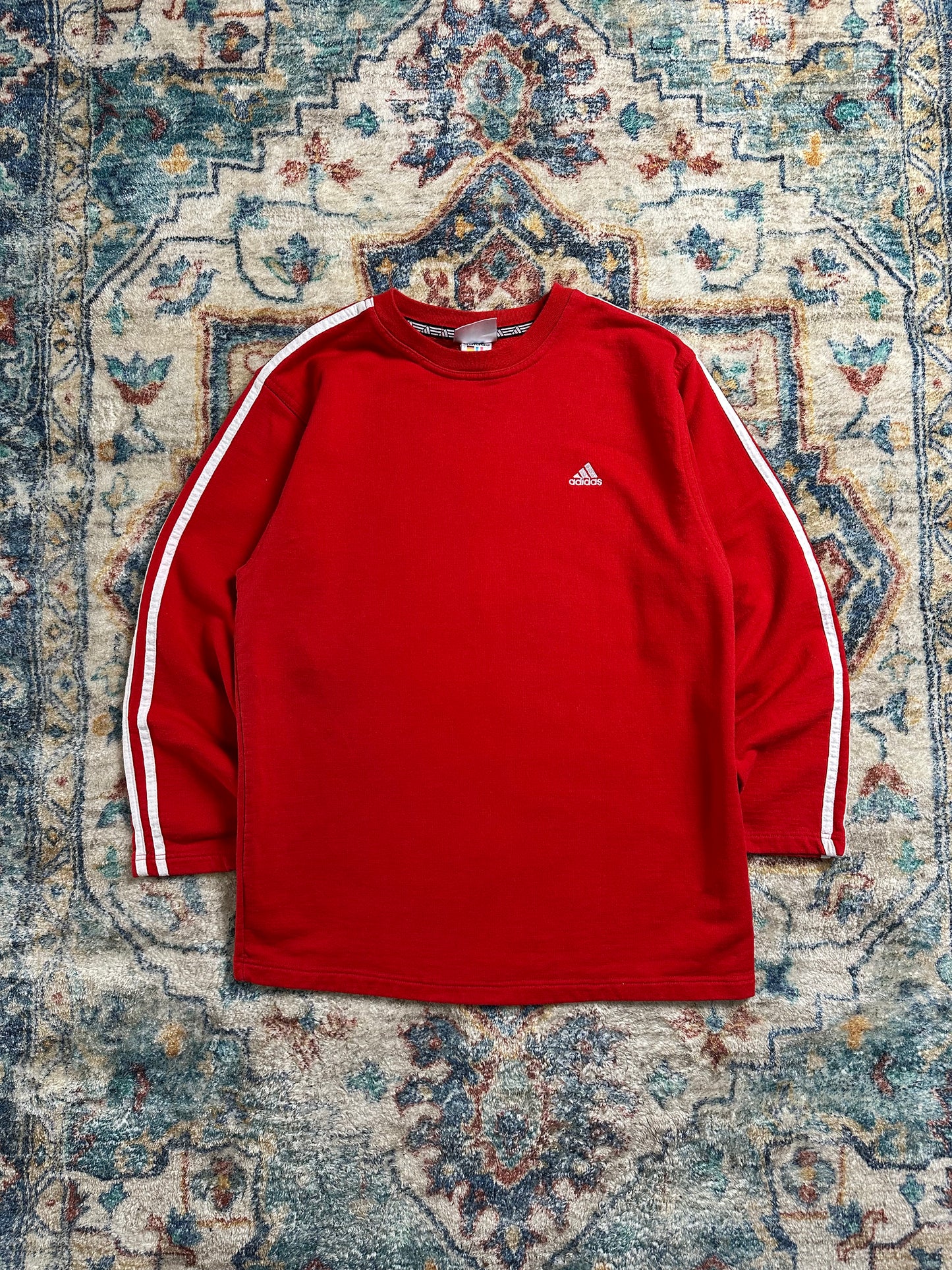 00s Adidas Logo Long Sleeve Shirt - M