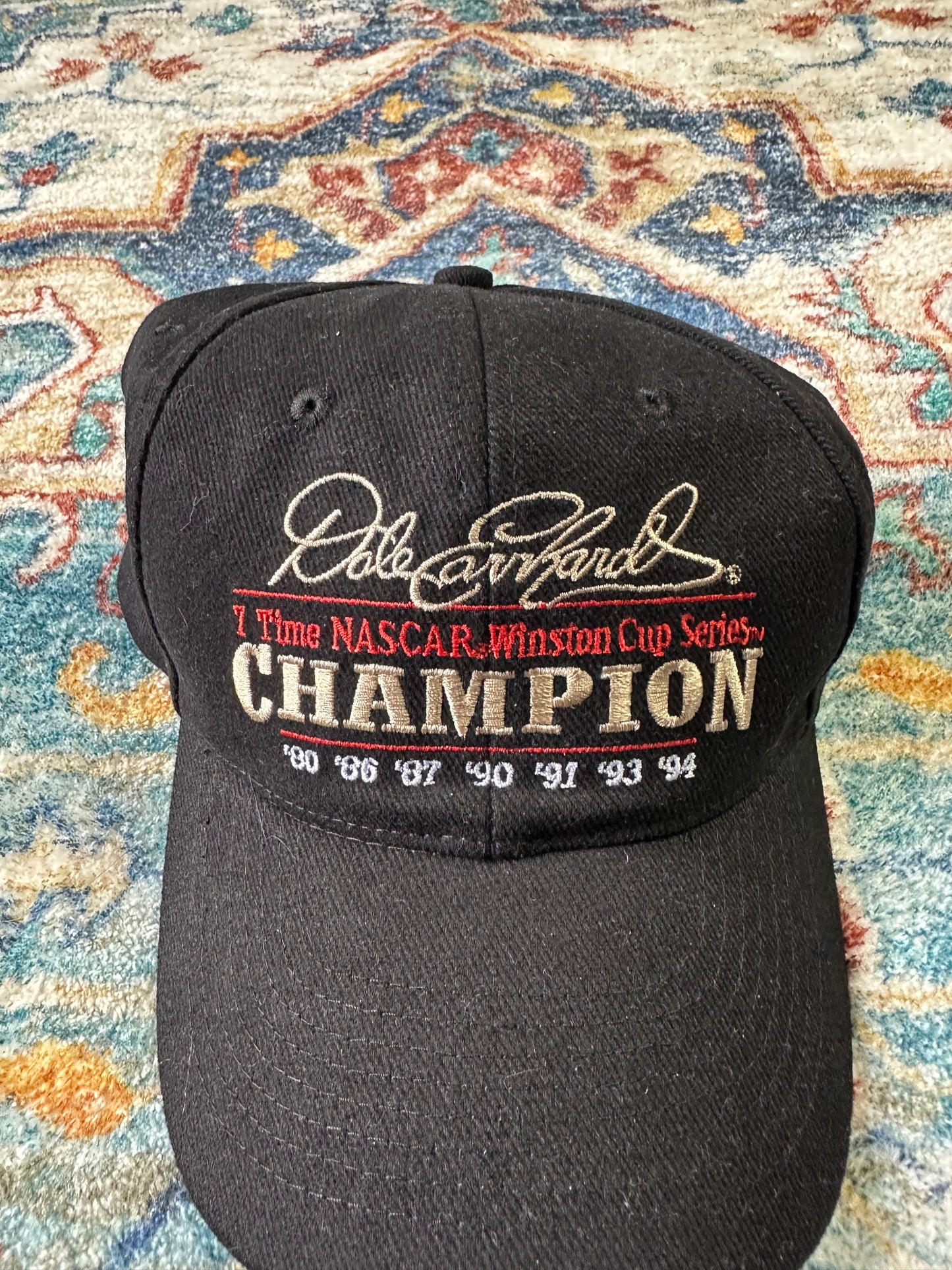 90s NASCAR Dale Earnhardt Winston Champions Hat