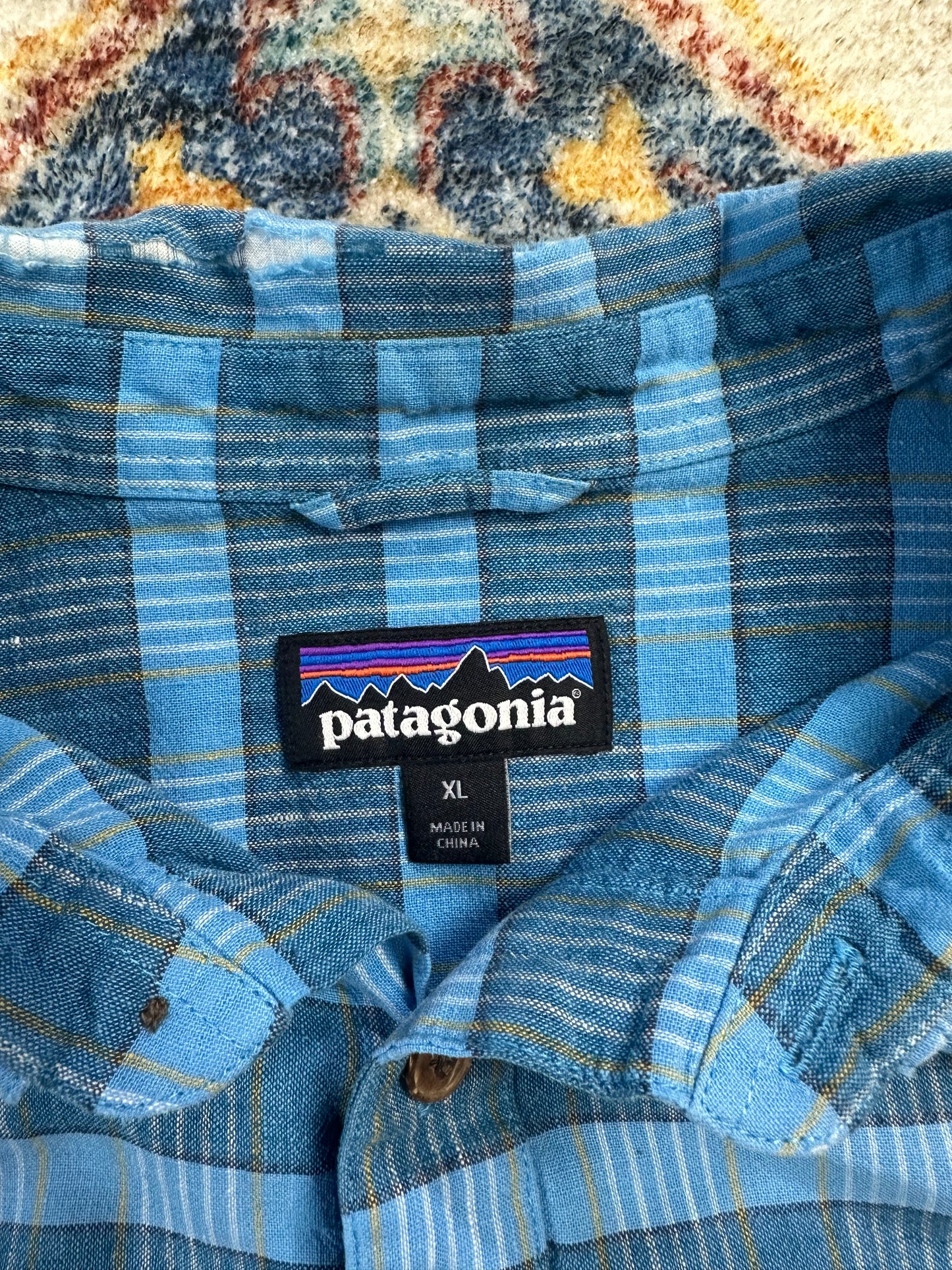 Patagonia Plaid Button-up Shirt - XL