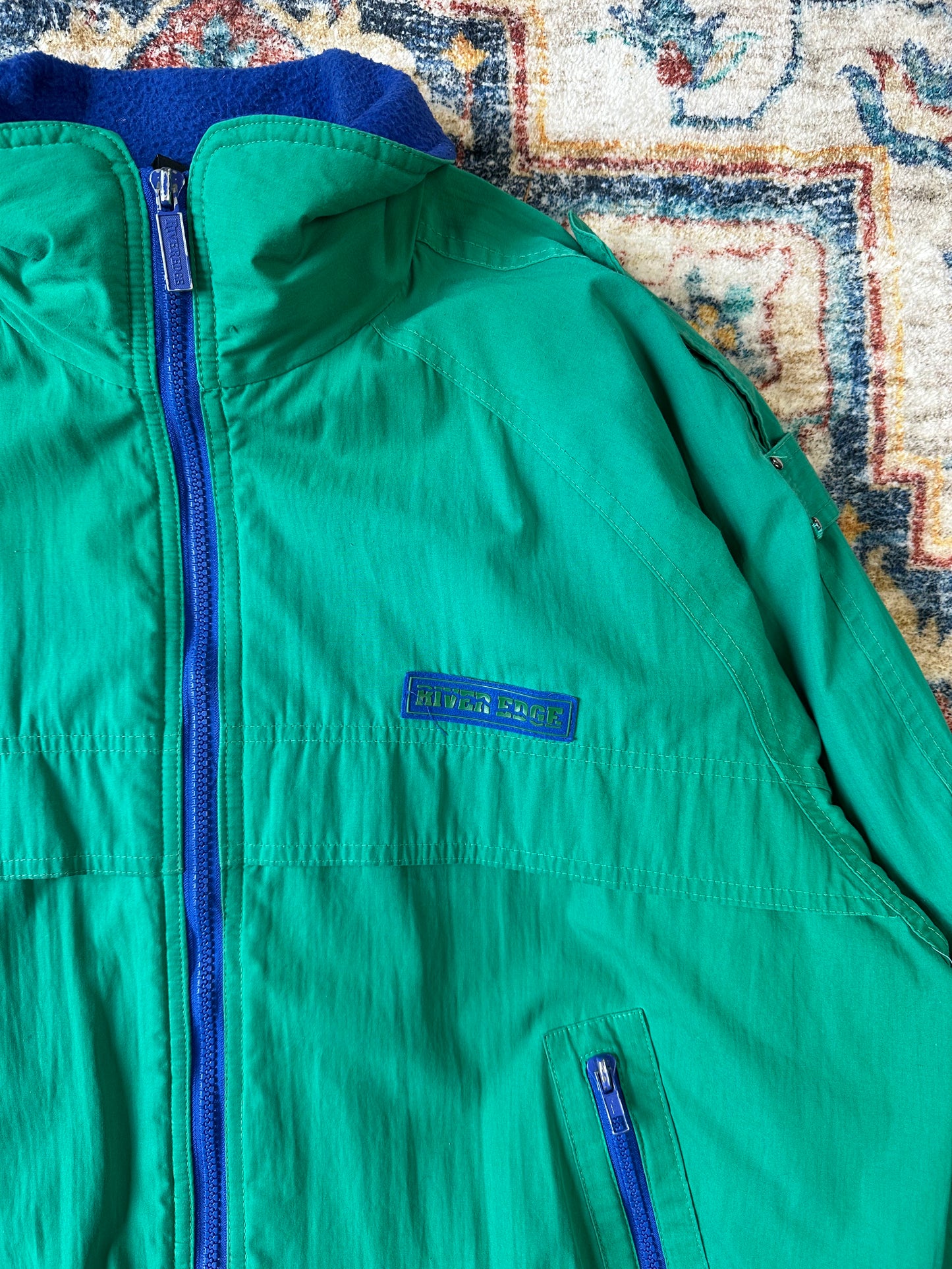 90s River Edge Zip-up Ski Jacket - L