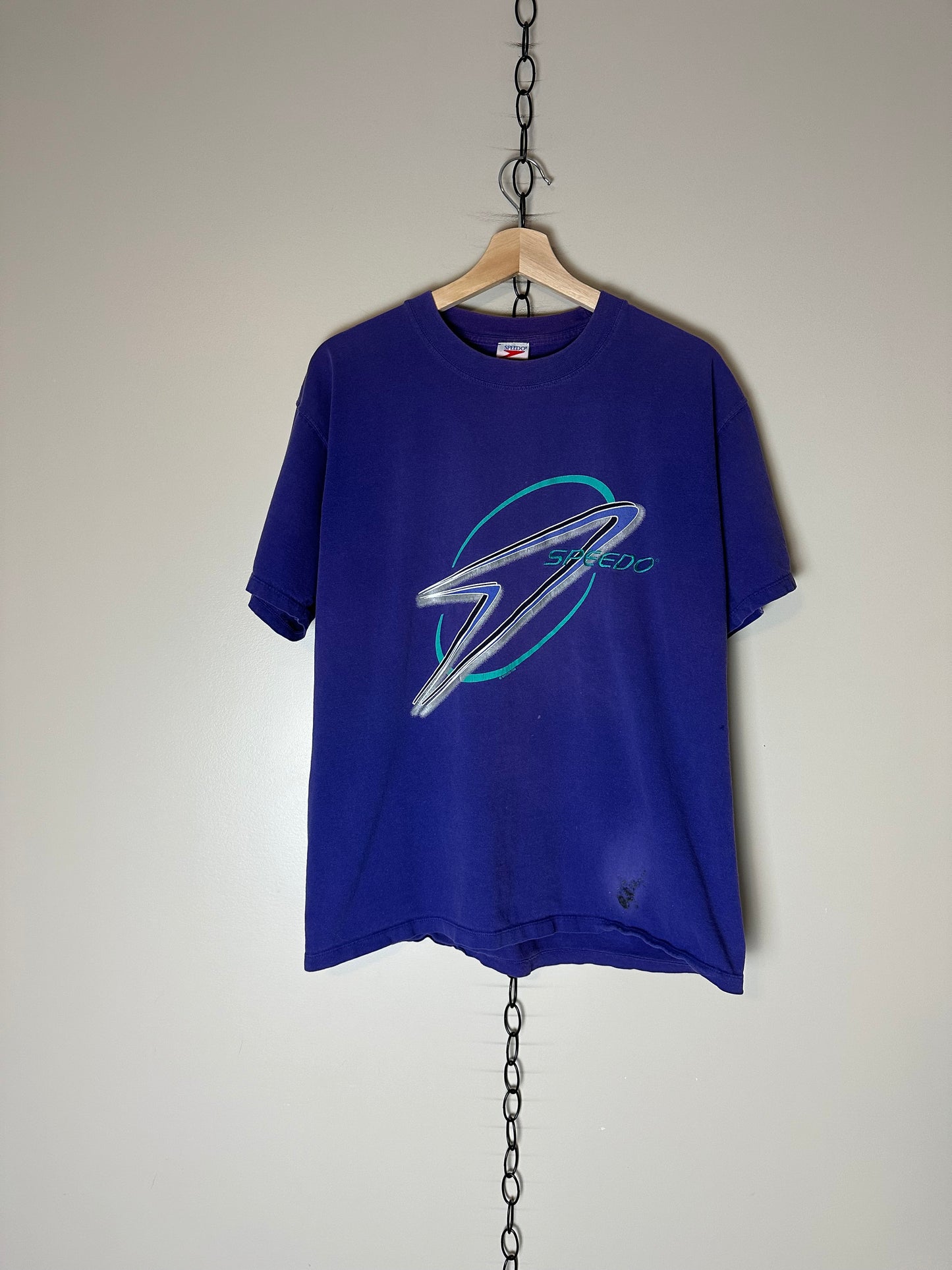 90s Speedo Spellout T-shirt - M