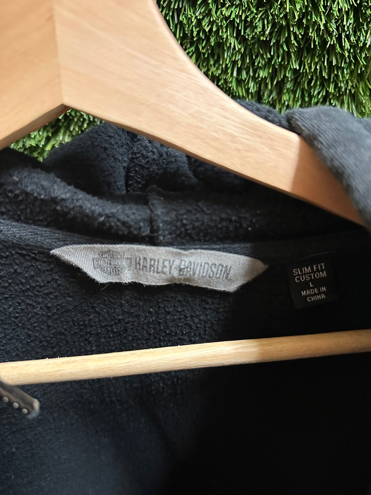Harley Davidson Logo Hoodie - L