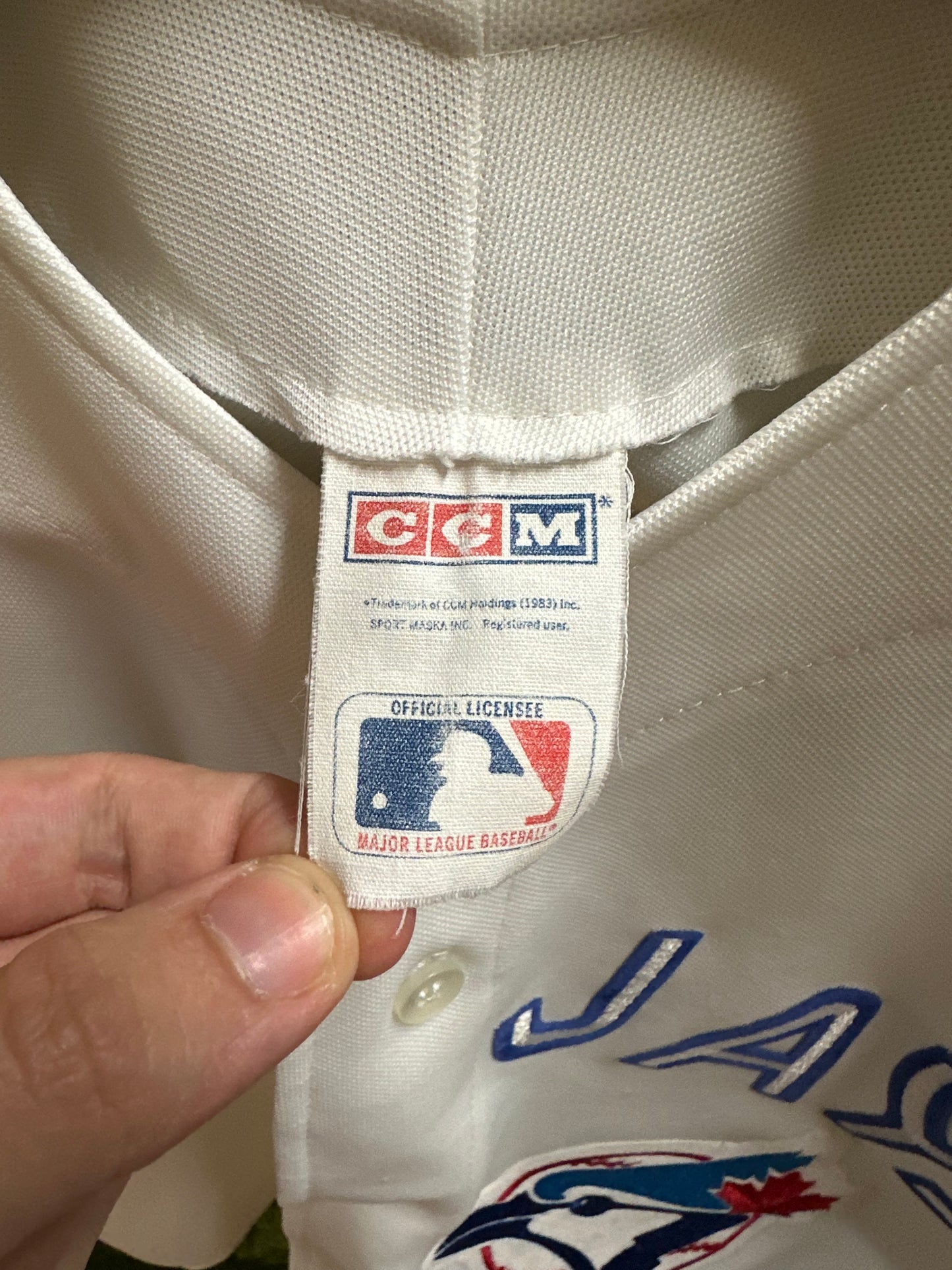 90s MLB Toronto Blue Jays Baseball Jersey - XS