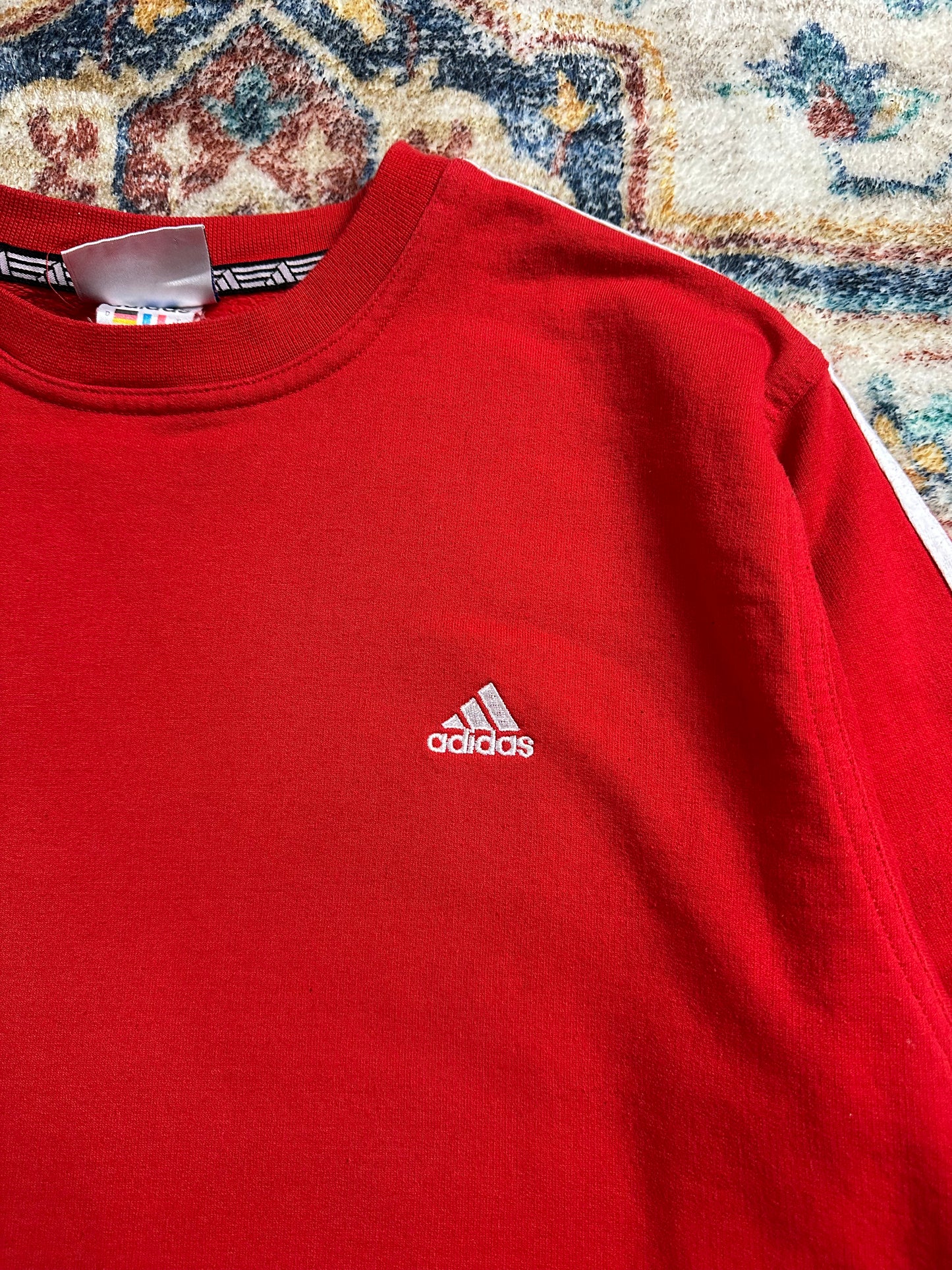00s Adidas Logo Long Sleeve Shirt - M
