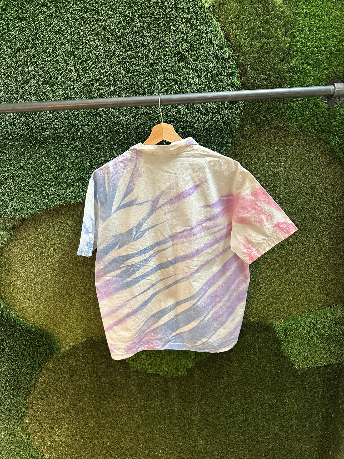 80s NWT Zulu Air Brushed Button-up Shirt - M