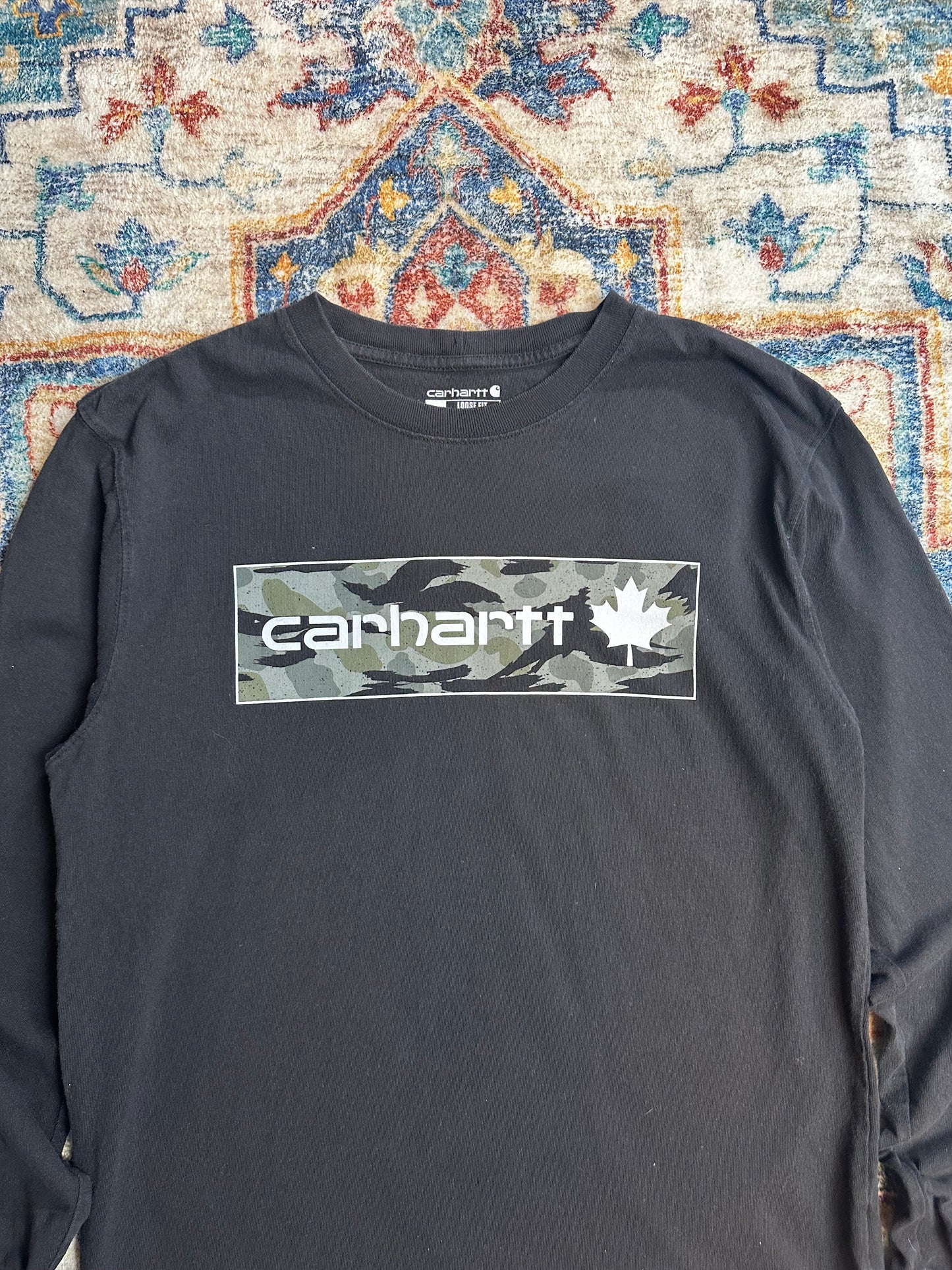 Carhartt Spellout Long Sleeve T-shirt - S