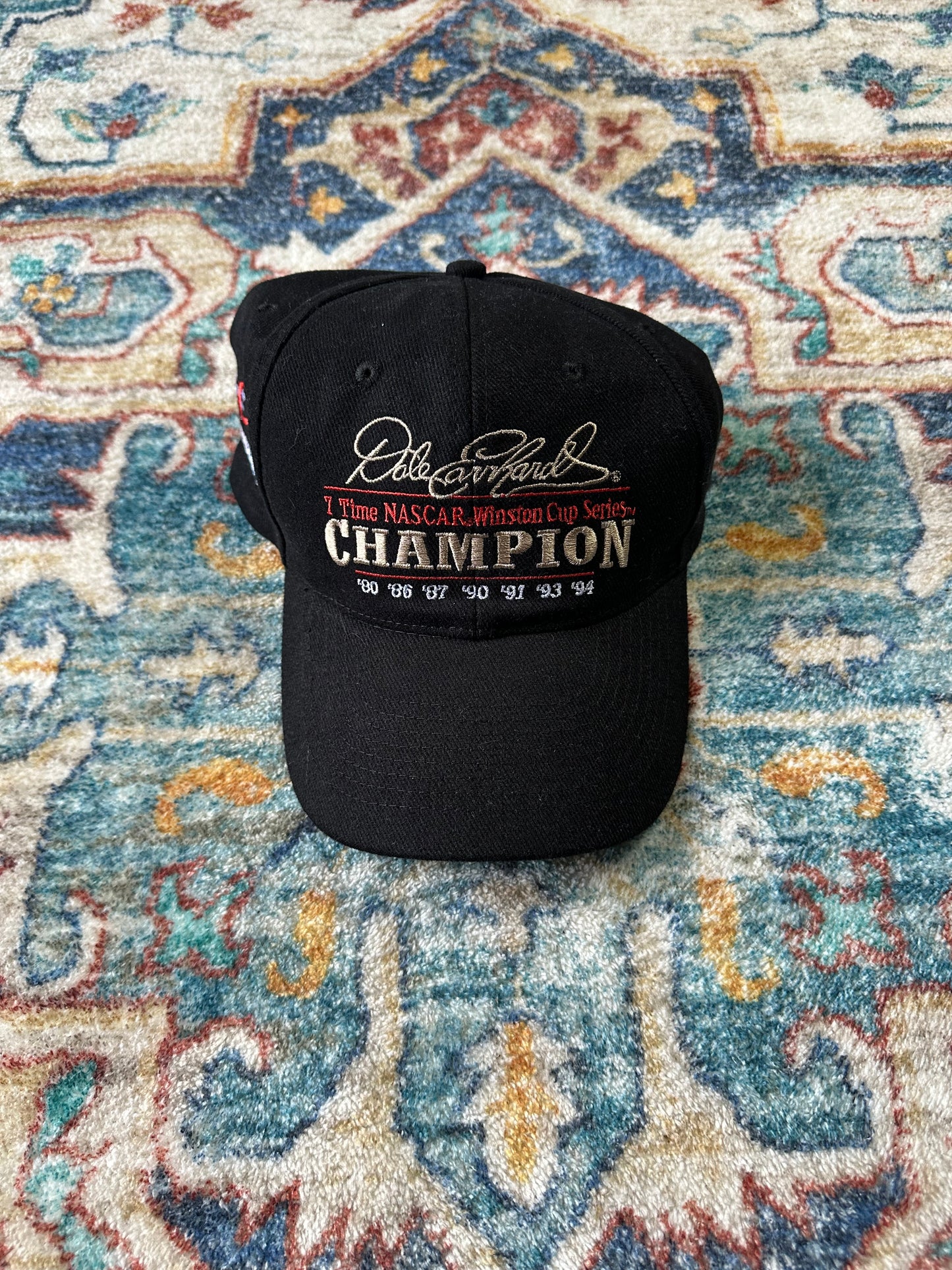 90s NASCAR Dale Earnhardt Winston Champions Hat