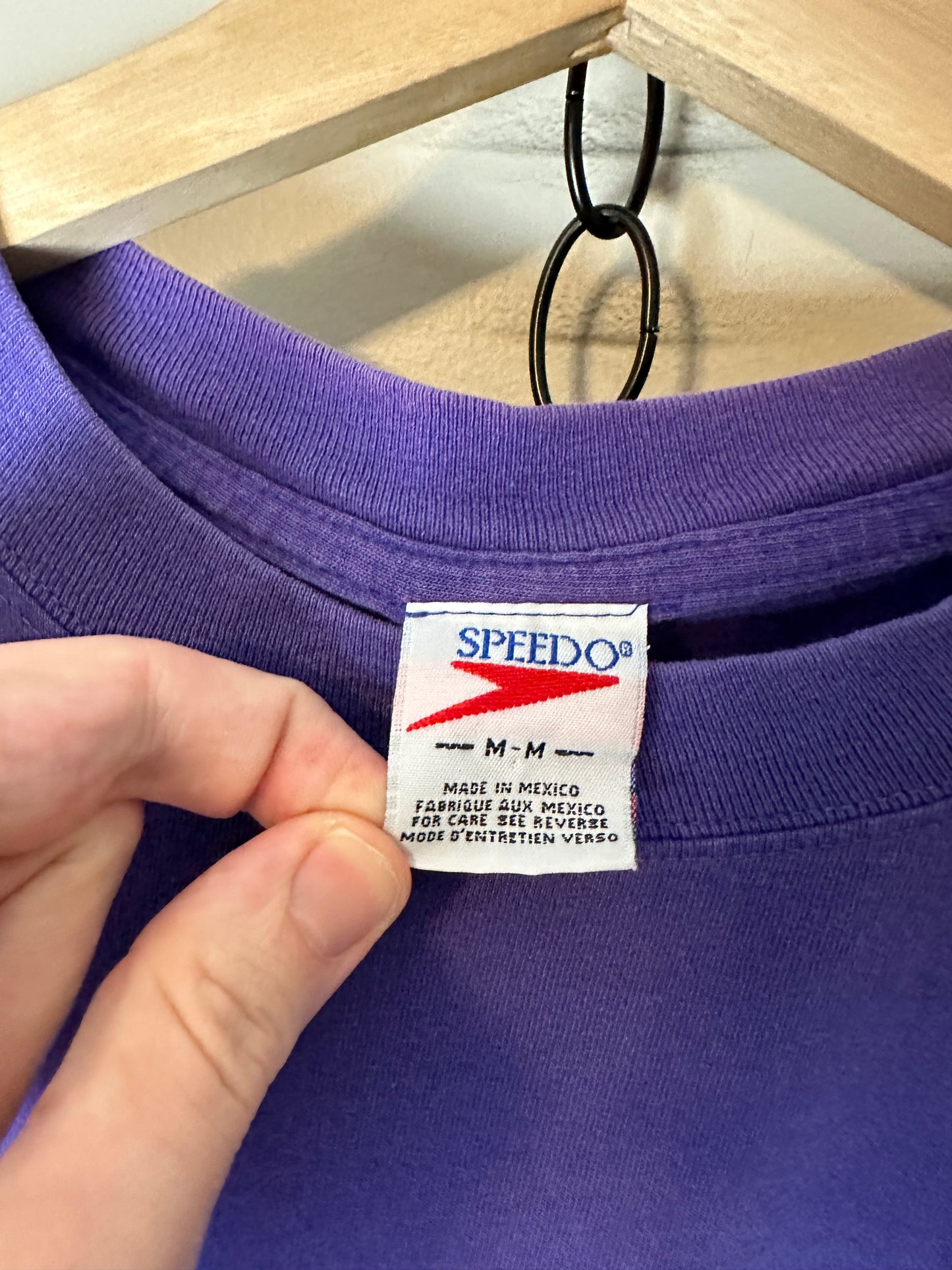 90s Speedo Spellout T-shirt - M