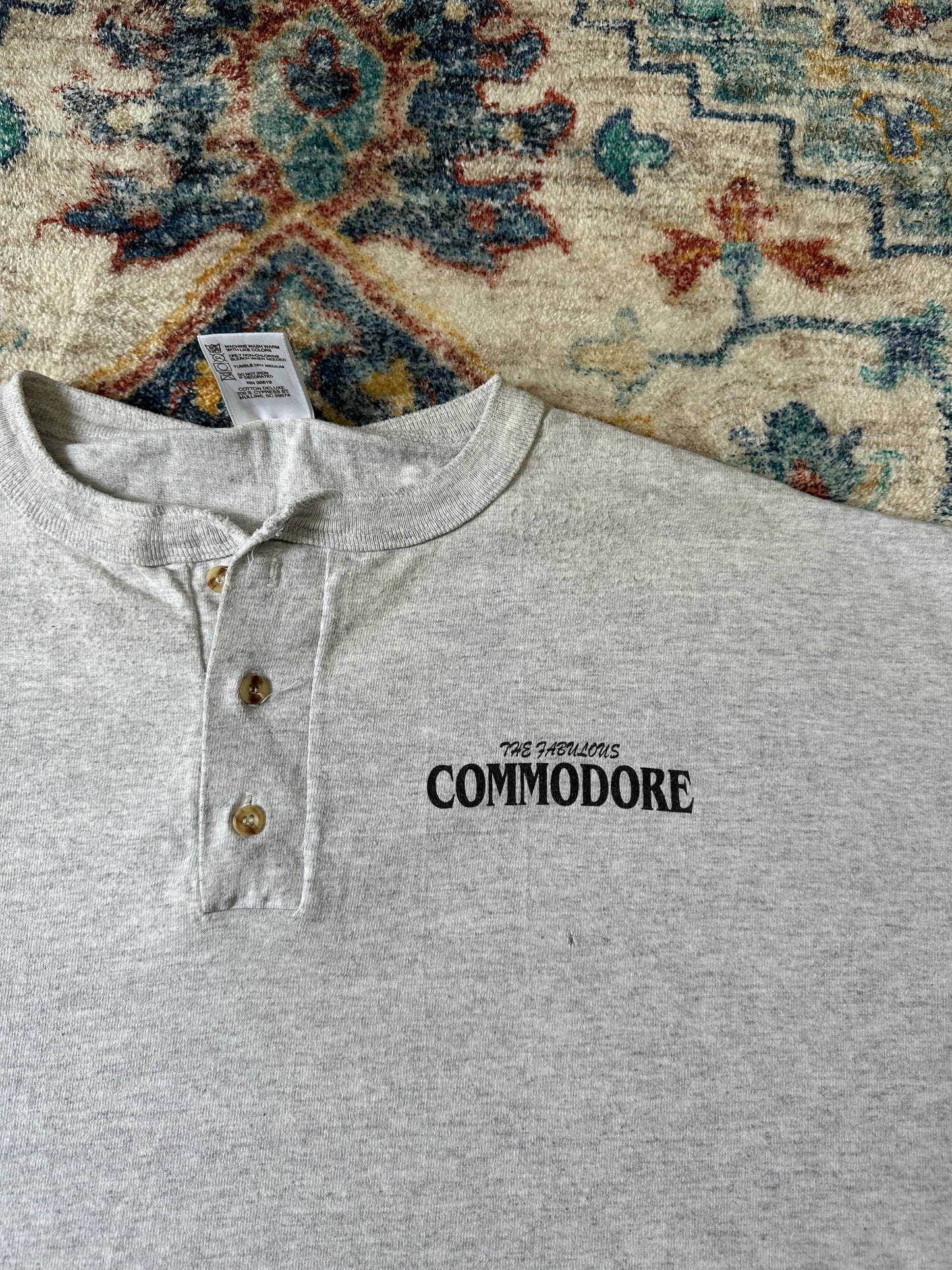 90s Commodore Ballroom Vancouver Henley T-shirt - XXL