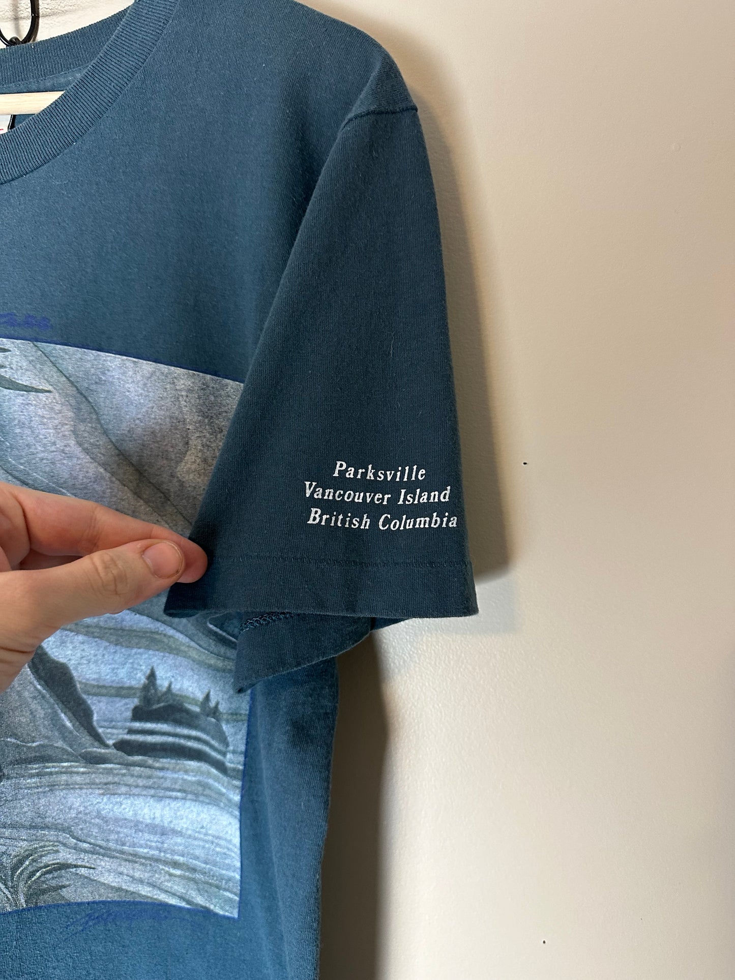 90s Wolf Clan Nature Animals T-shirt - S