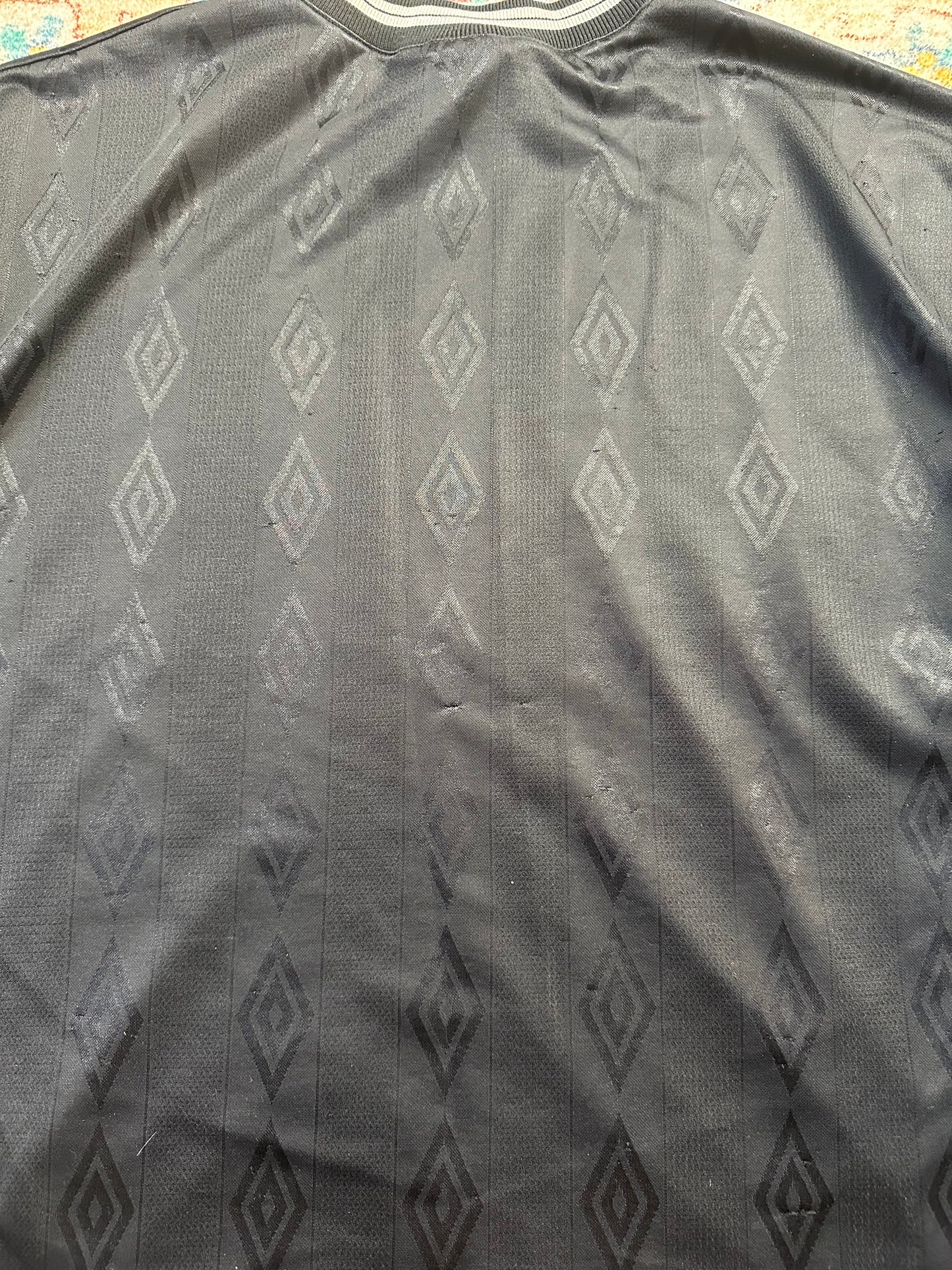 90s Umbro All Over Print Logo Jersey - L