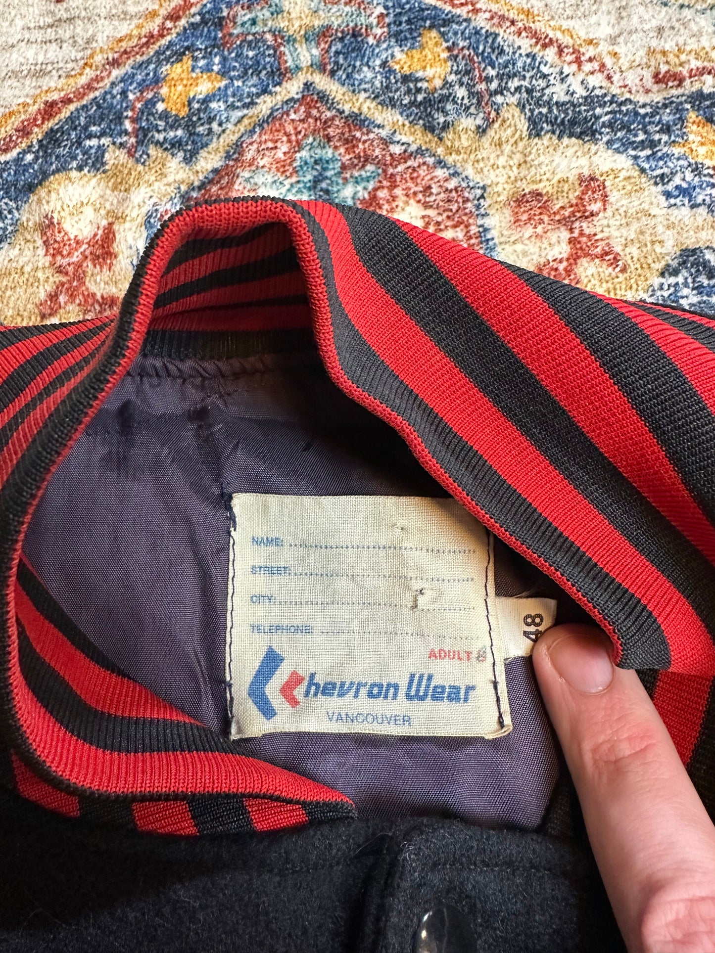 80s Football Champions Varsity Jacket - XL