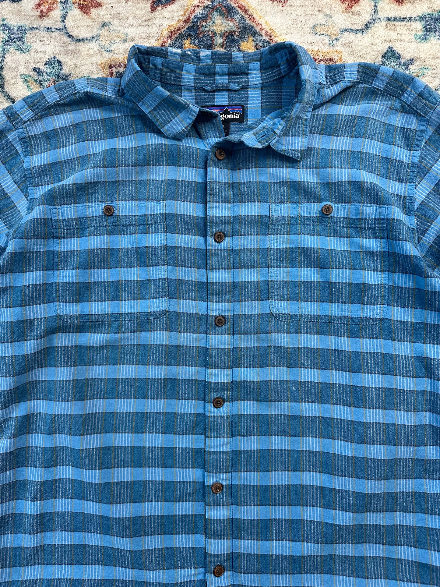 Patagonia Plaid Button-up Shirt - XL