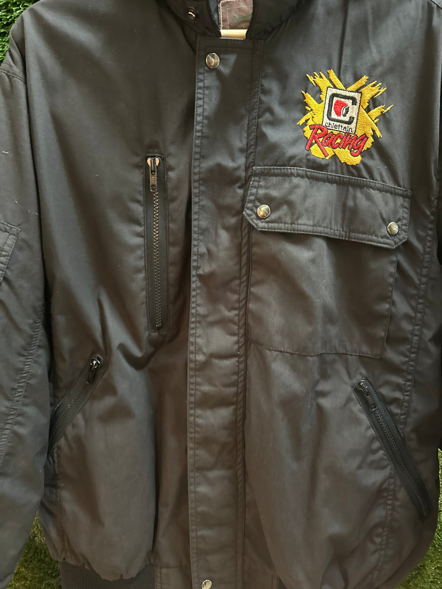 90s Chieftain Racing Zip-up Jacket - L