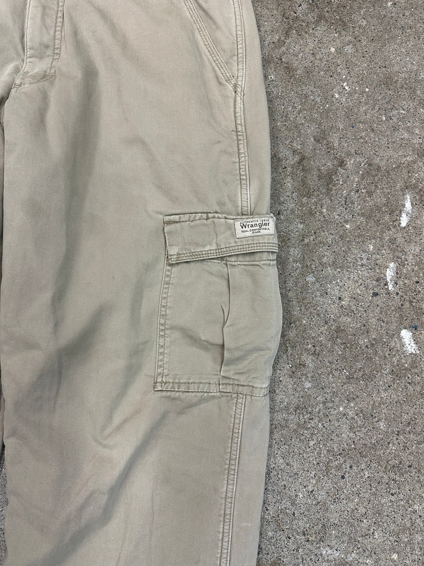 90s Wrangler Fleece Lined Cargo Pants - 36