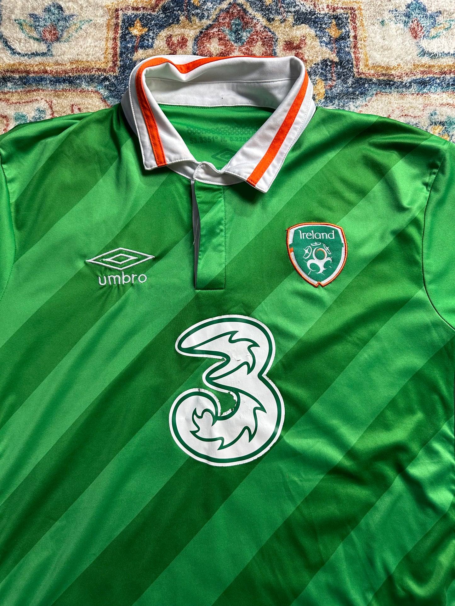 90s Umbro Ireland Soccer Jersey - XL