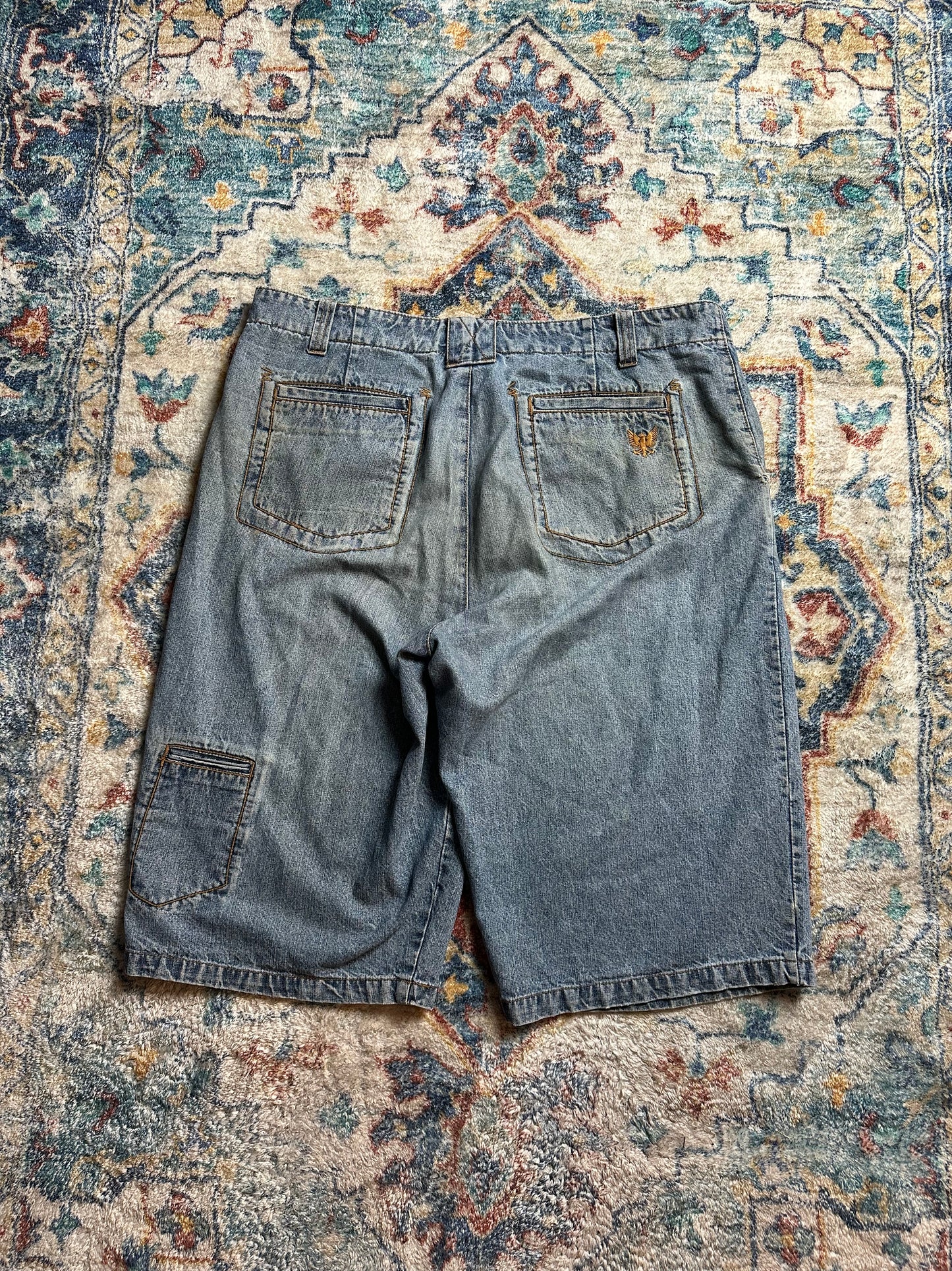 00s R2 Baggy Denim Shorts - 39