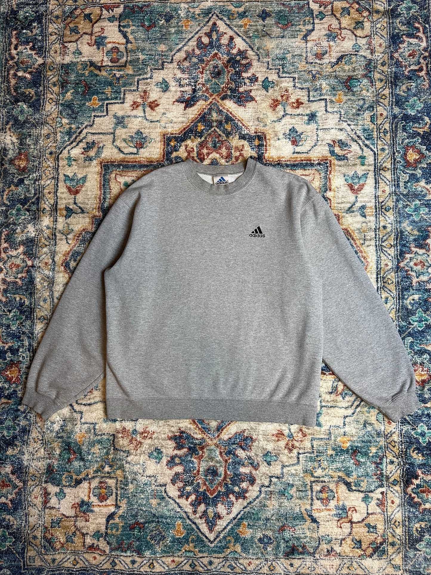 00s Adidas Logo Crewneck - S