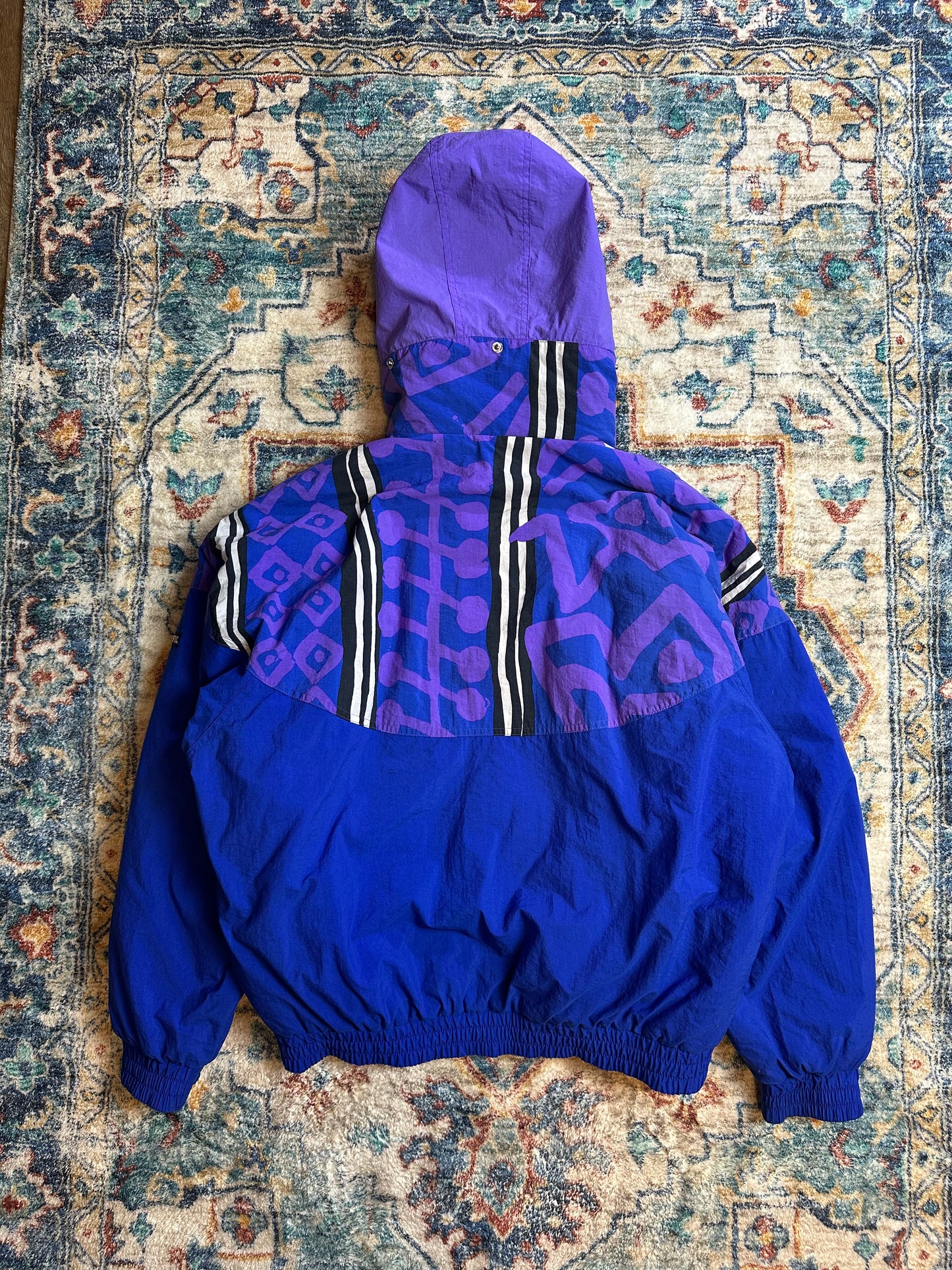 90s Ocean Pacific Abstract Zip-up Ski Jacket - L