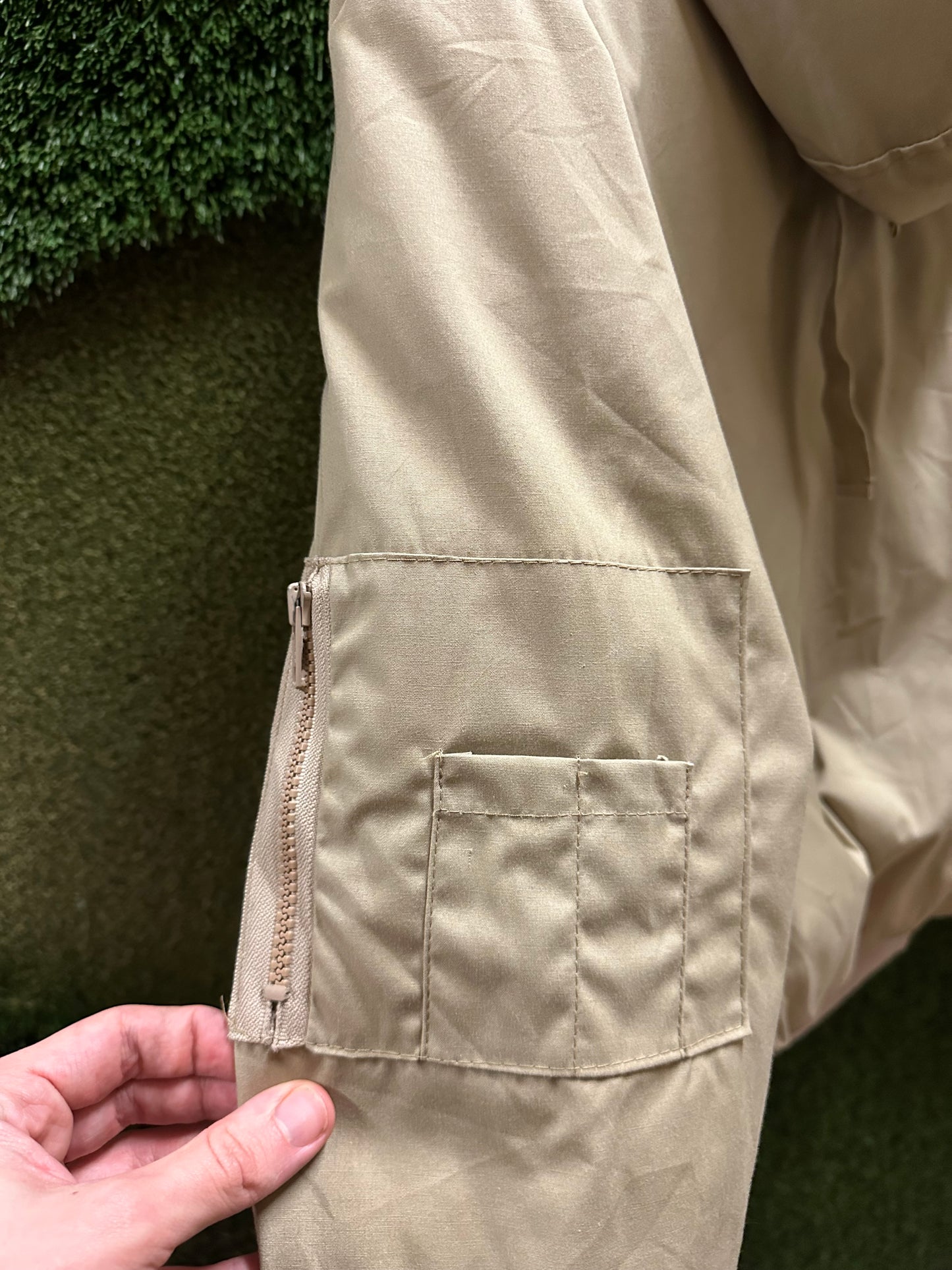 80s Sears Down Filled Bomber Jacket - L