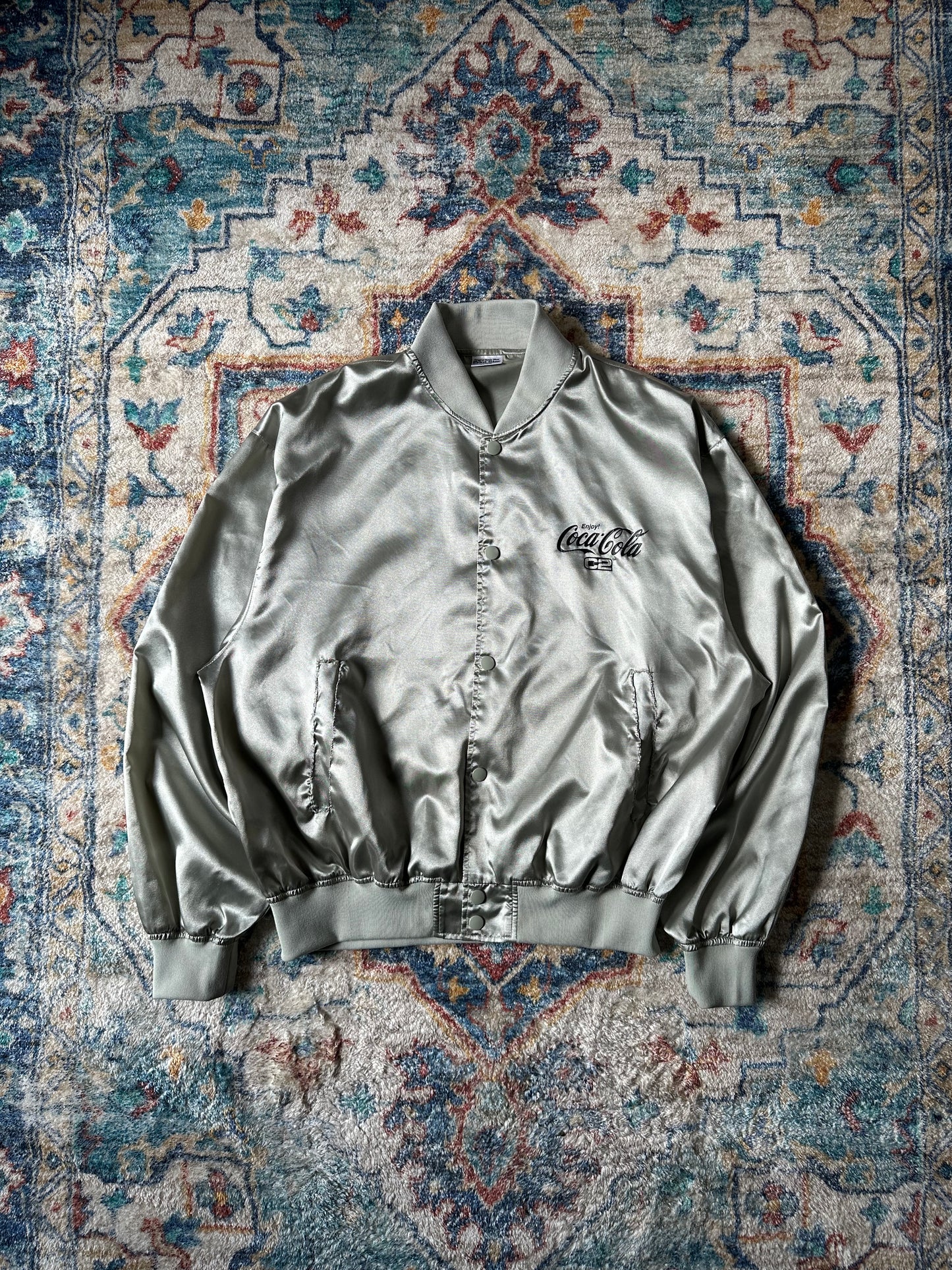 00s Coca-Cola R2 Satin Jacket - L