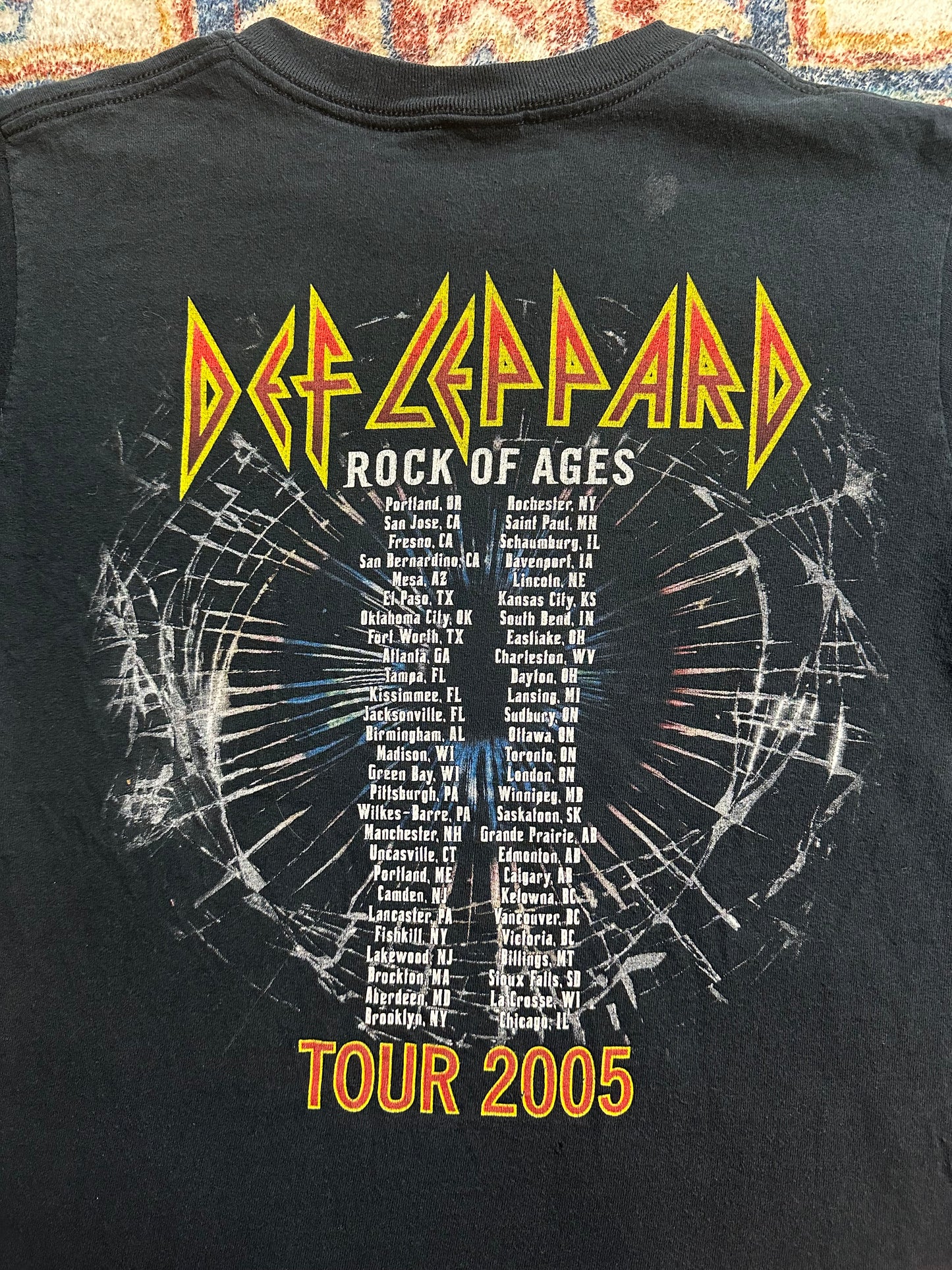 00s Def Leppard Rock Of Ages Band T-shirt - S