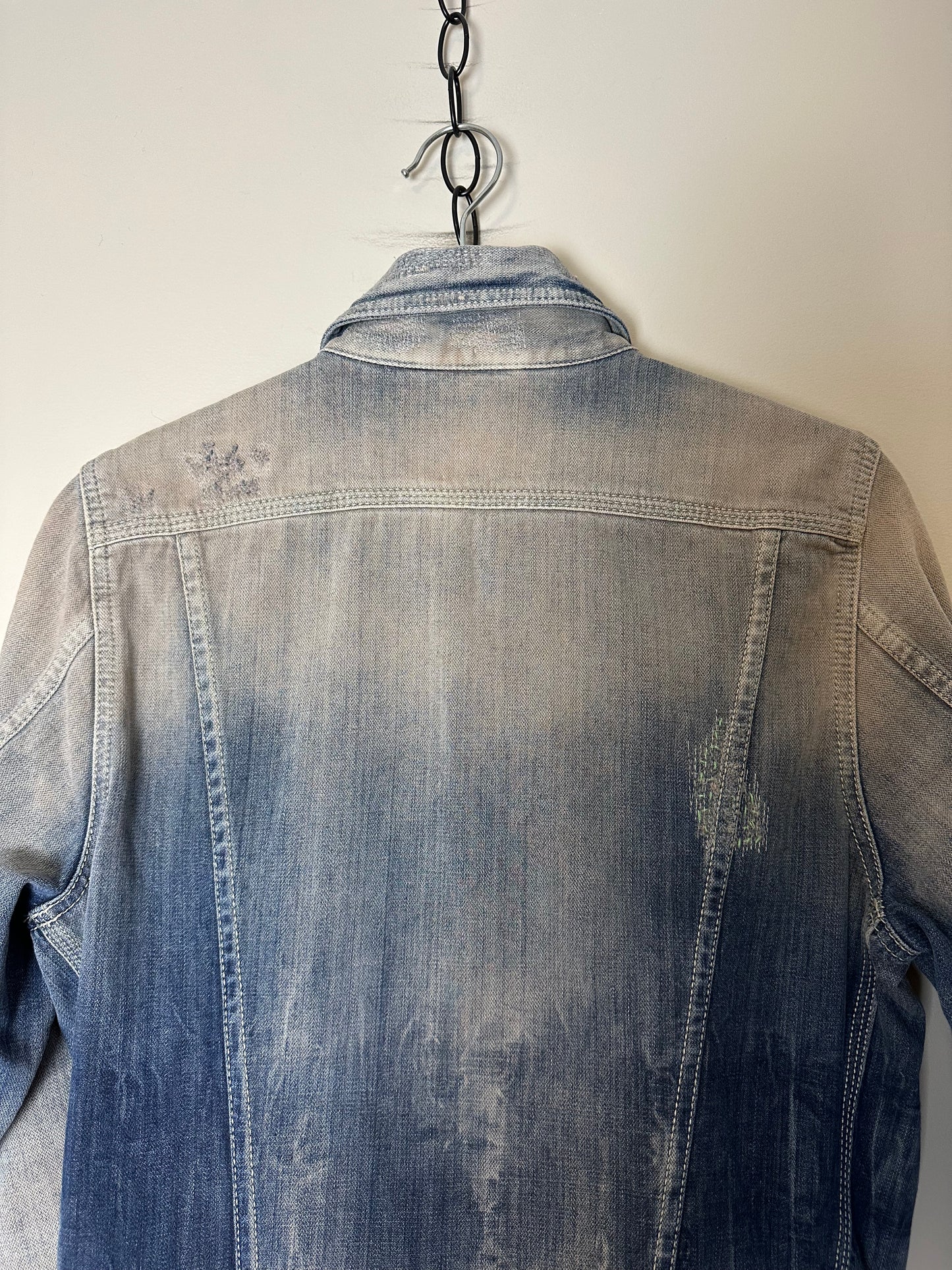 00s Diesel Repaired Denim Jacket - S
