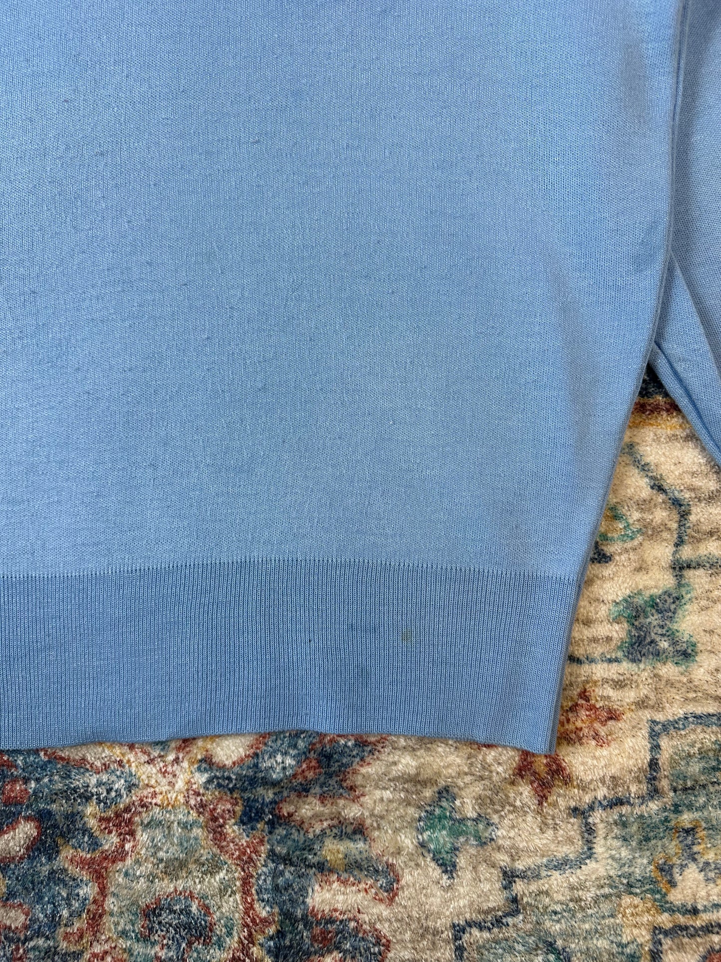 90s Royal Canadian Air Force Crest V-Neck Sweater - L
