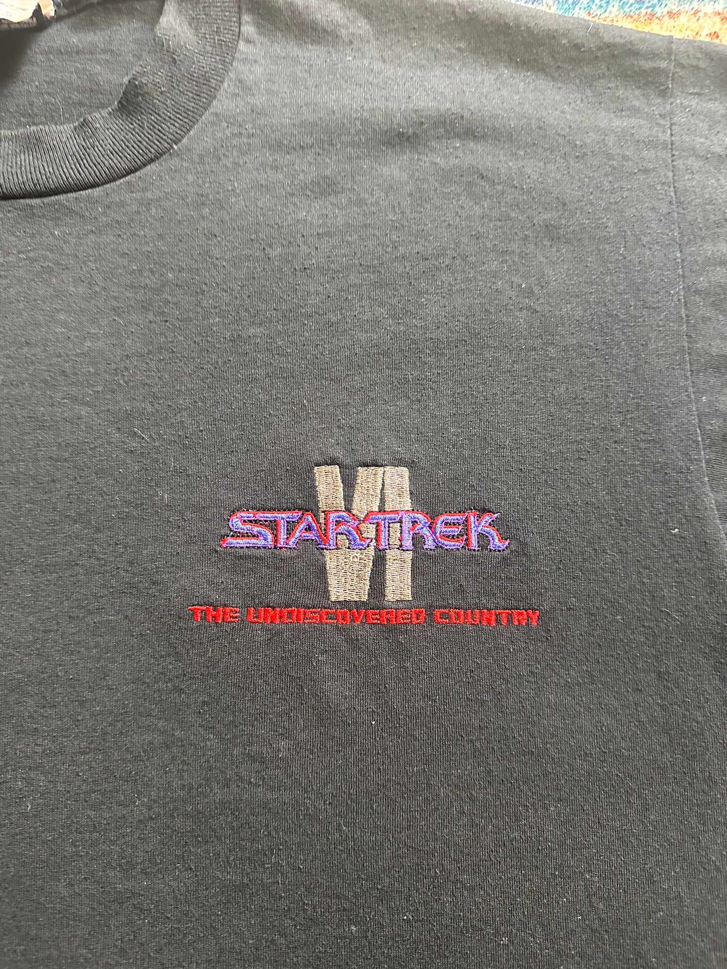 90s Star Trek VI Logo T-shirt - XL