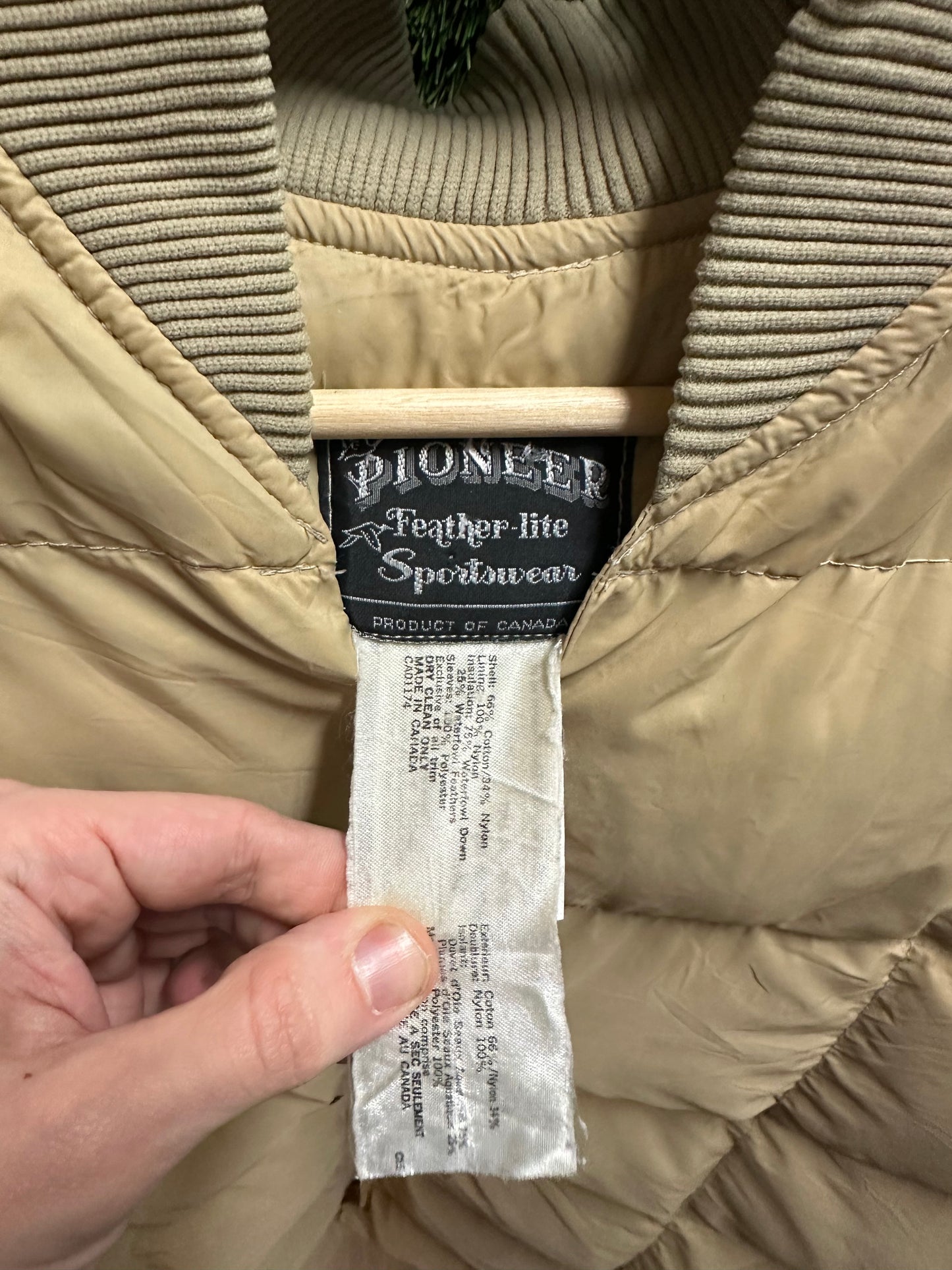 80s Pioneer Long Puffer Jacket - L