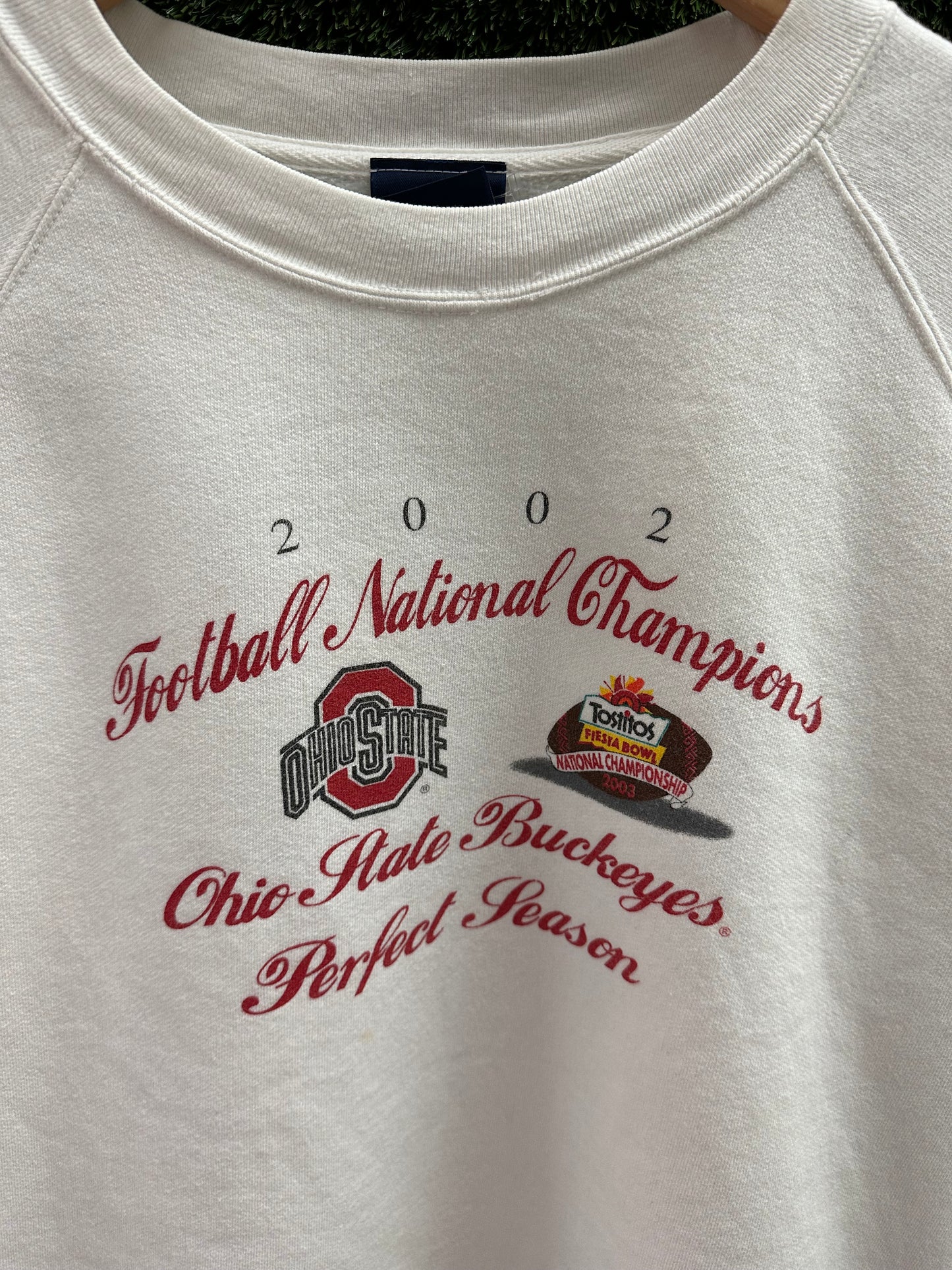 Vintage Ohio State Buckeyes Perfect Season Crewneck - L