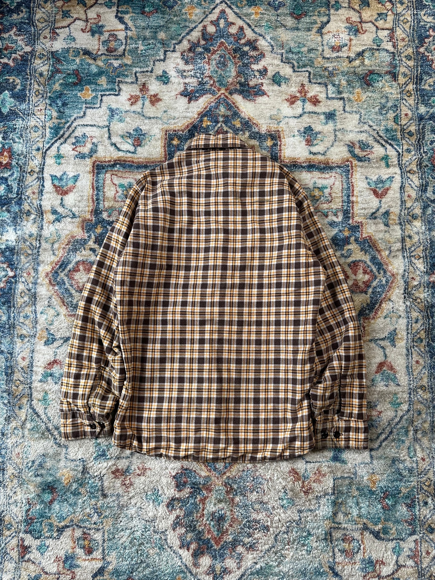 80s Sears Wearmaster Plaid Flannel Jacket - M
