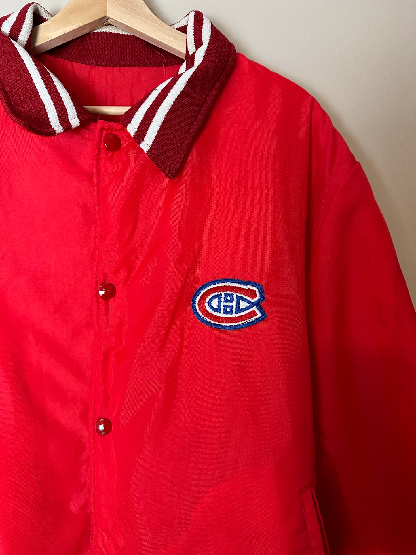 80s NHL Montreal Canadiens Jacket - L