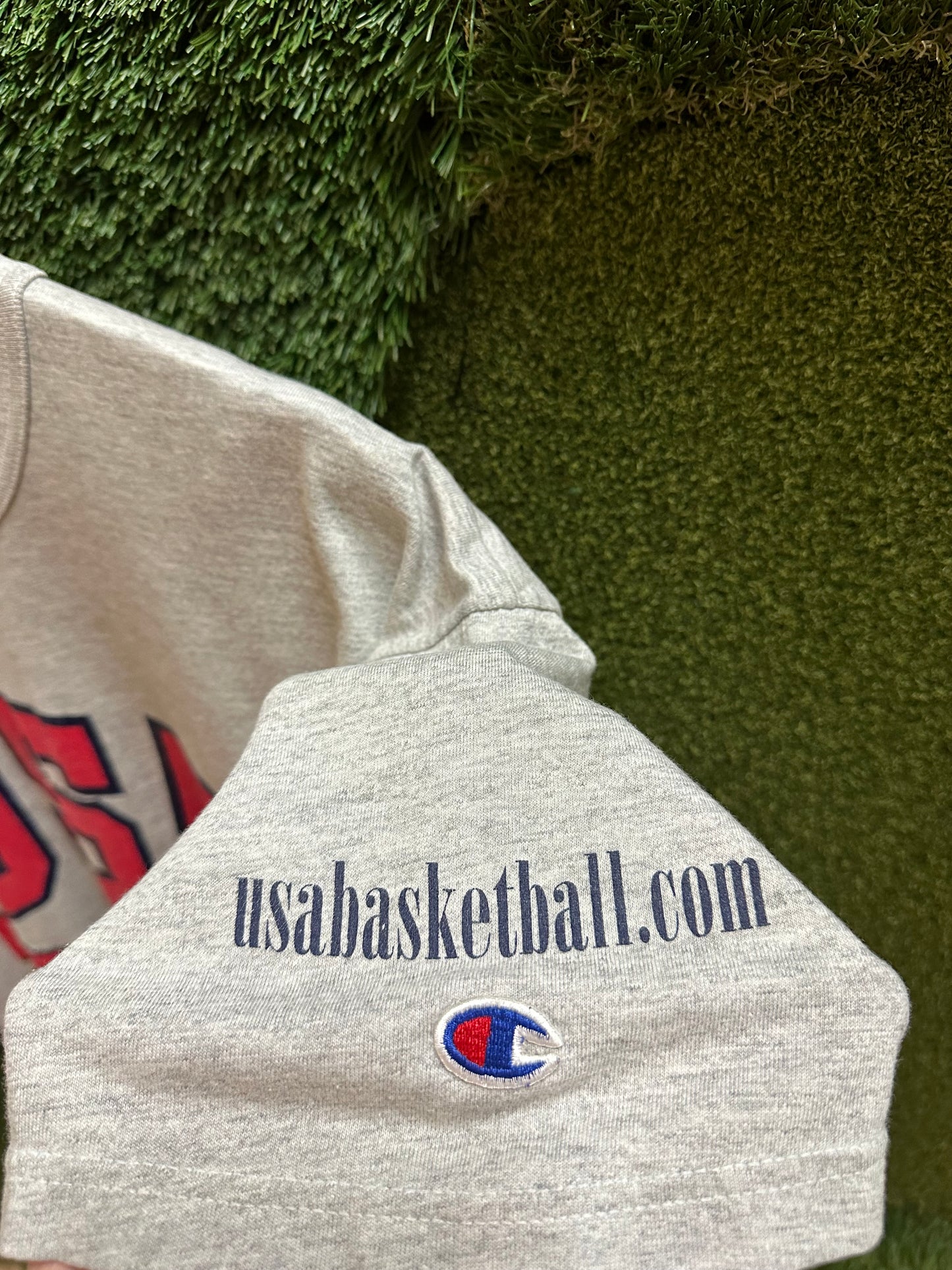 90s Champion USA Basketball T-shirt - L