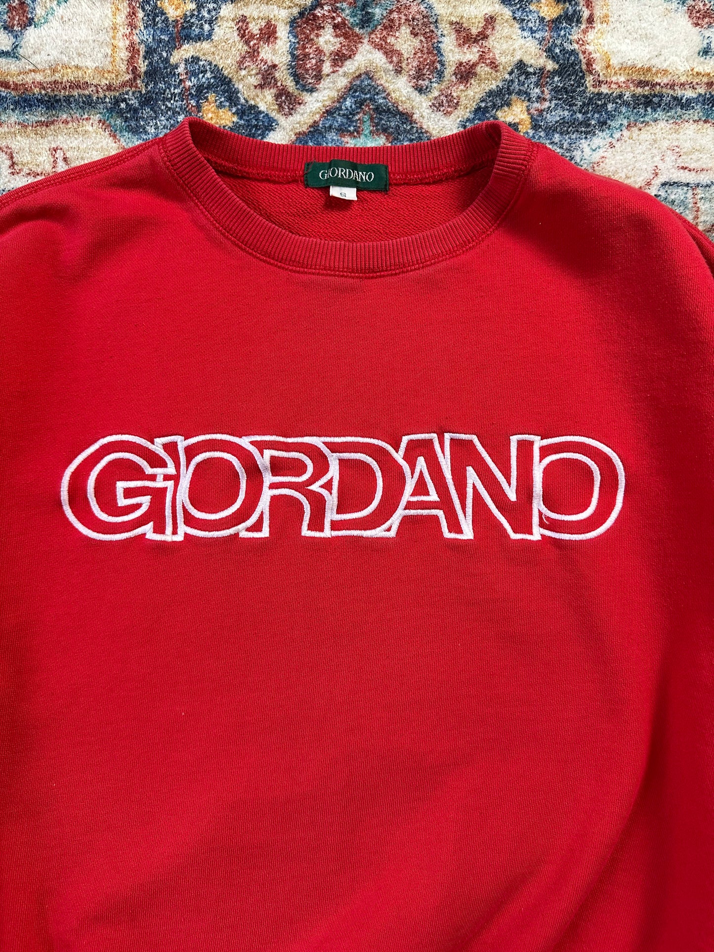 90s Giordano Spellout Crewneck - S
