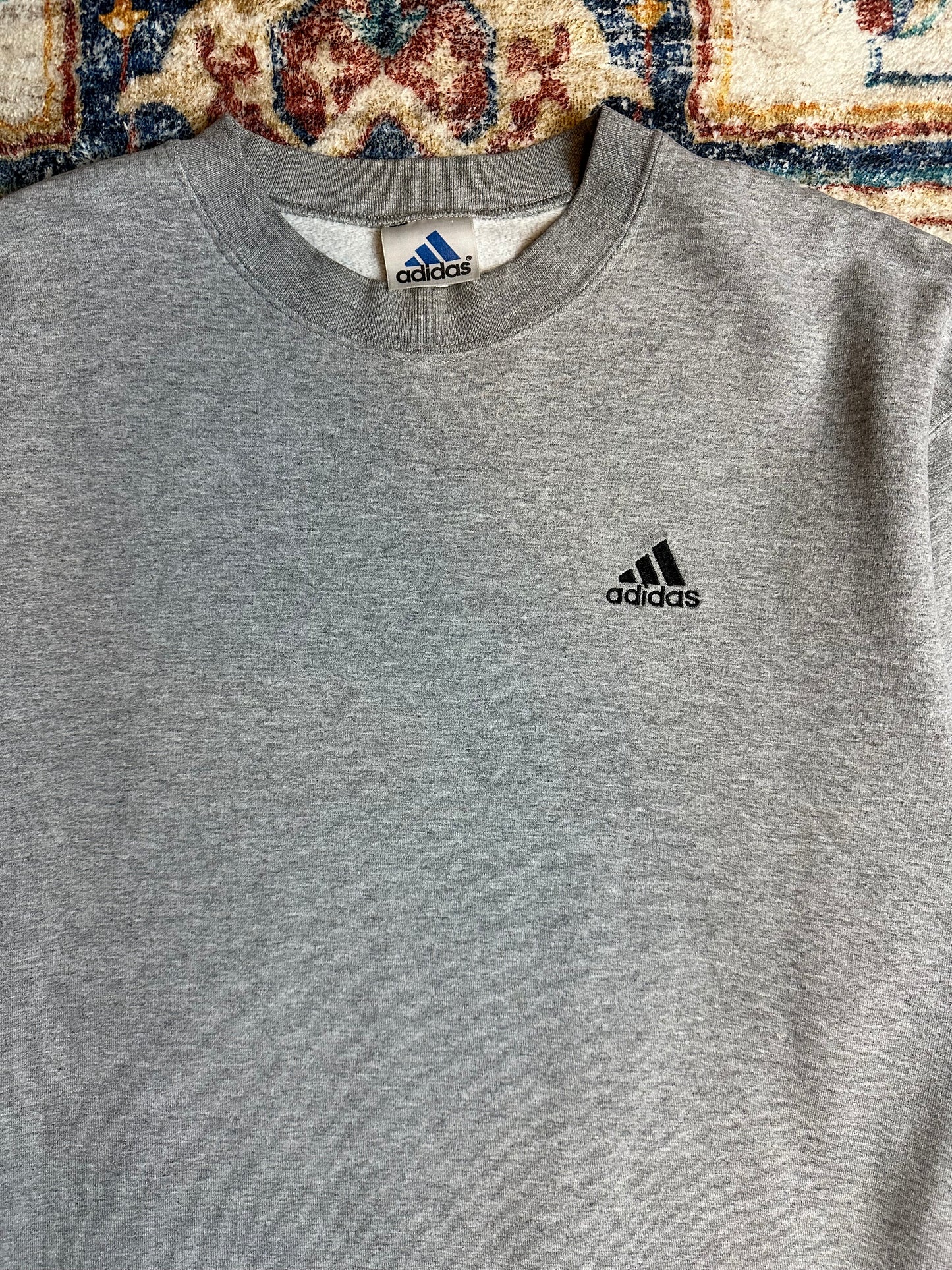 00s Adidas Logo Crewneck - S