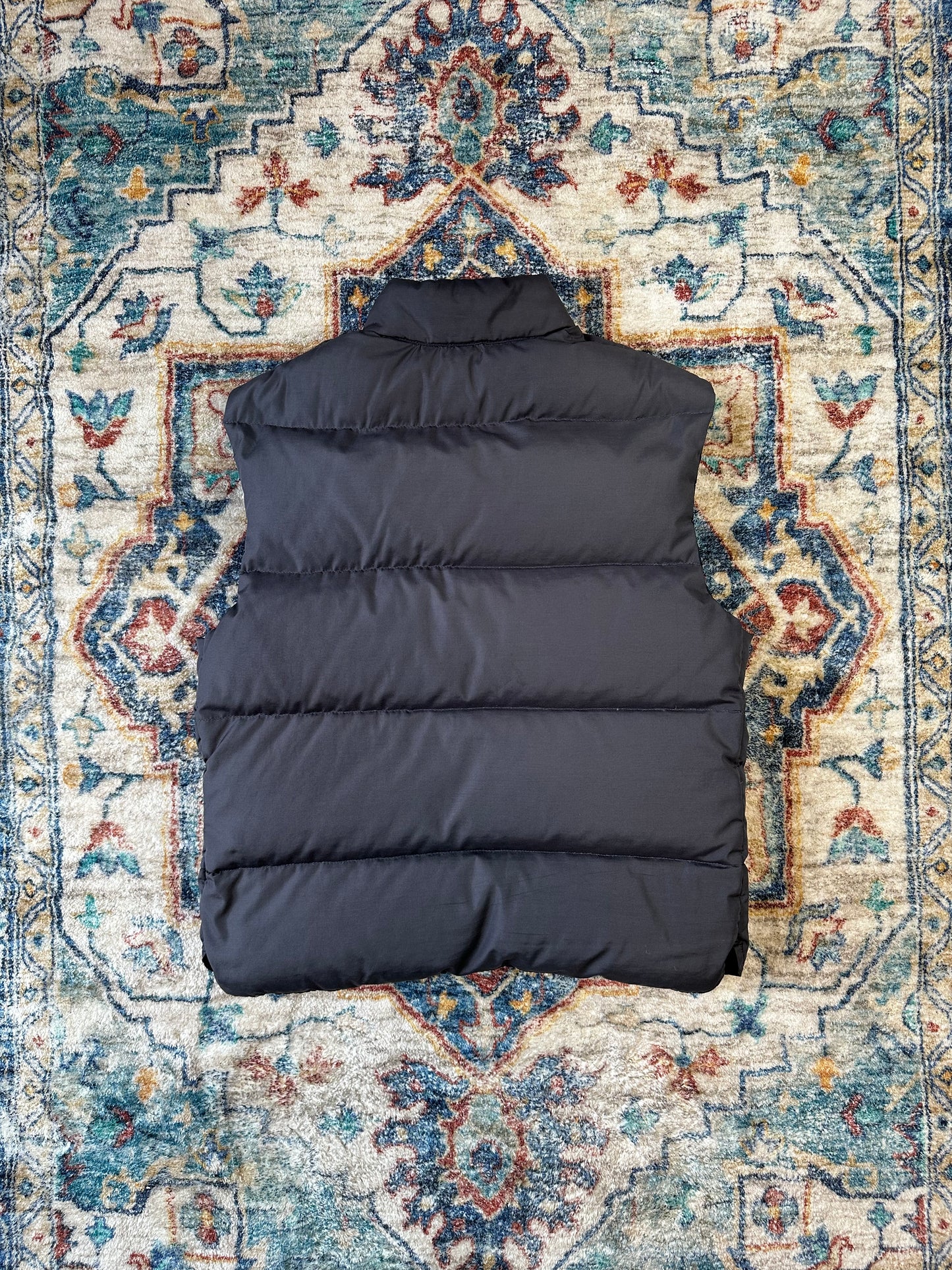 90s Taiga Grey Puffer Vest - L