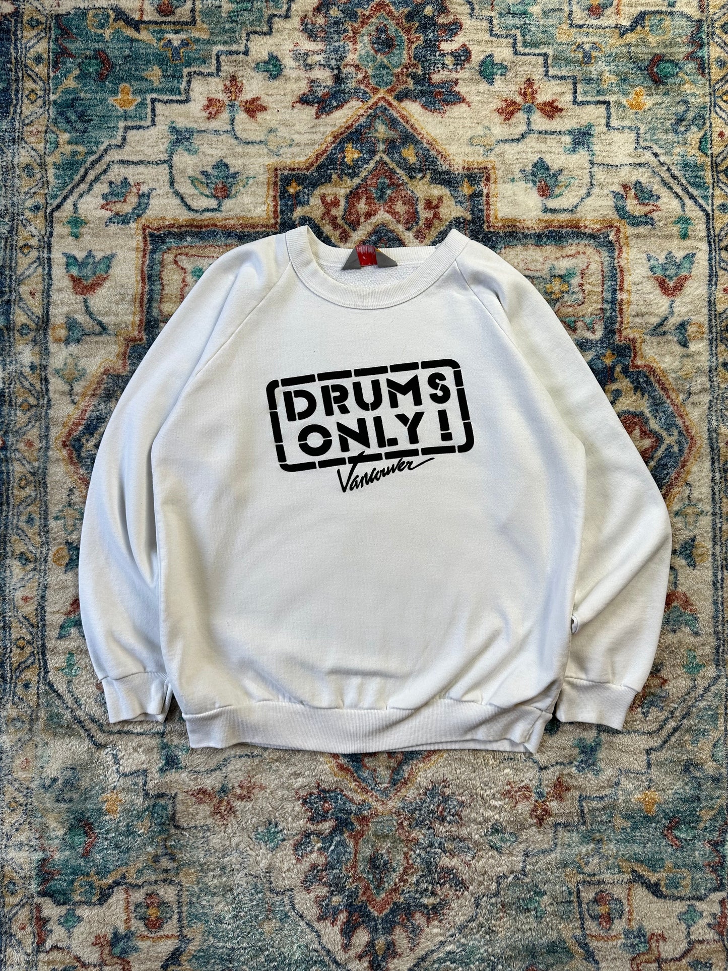 80s Drums Only Vancouver Crewneck - L