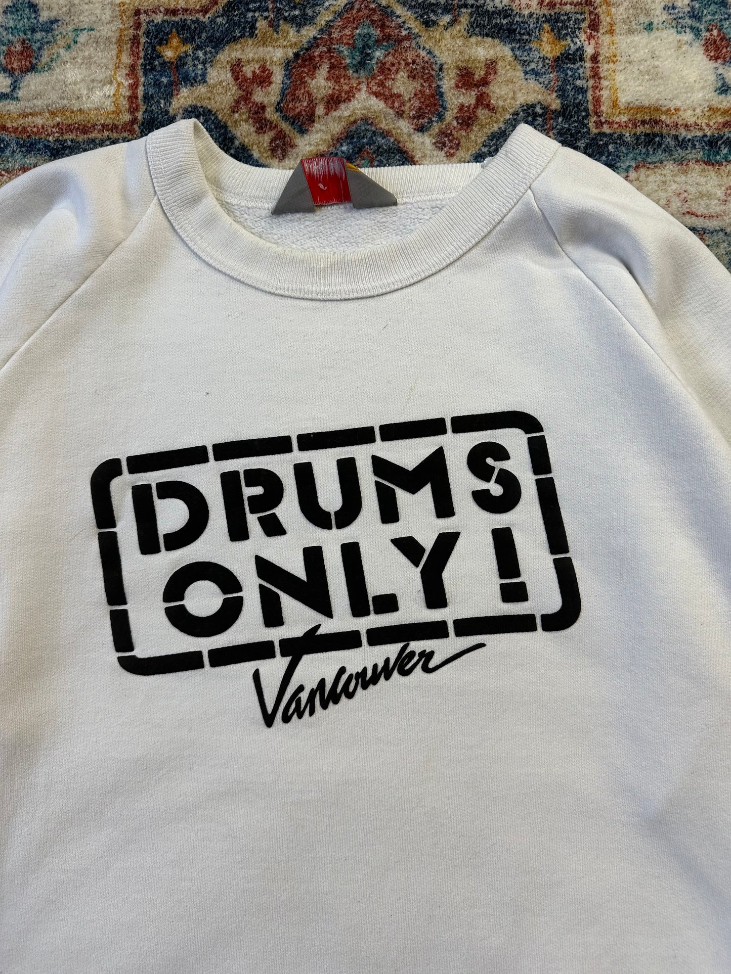 80s Drums Only Vancouver Crewneck - L
