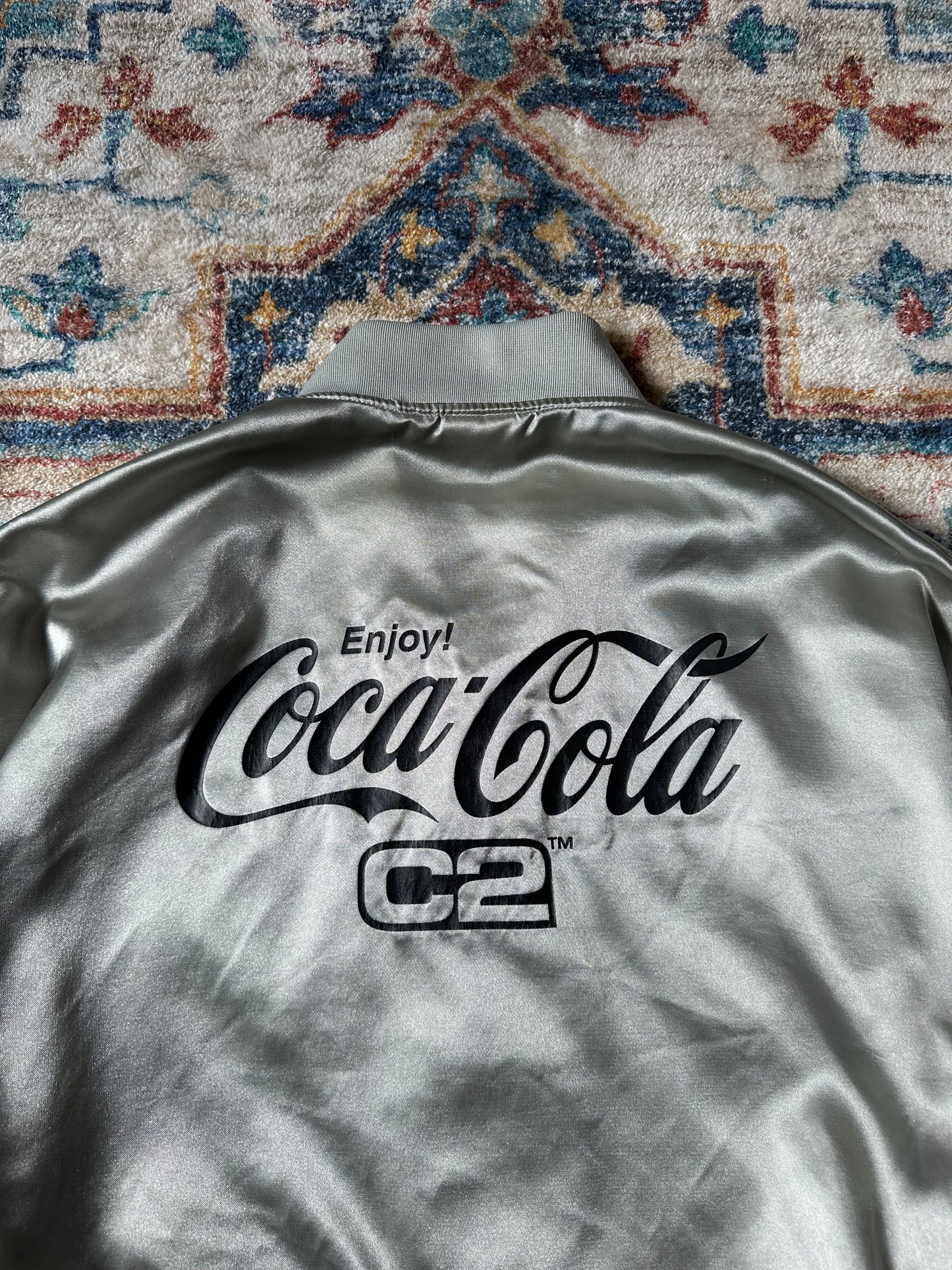 00s Coca-Cola R2 Satin Jacket - L