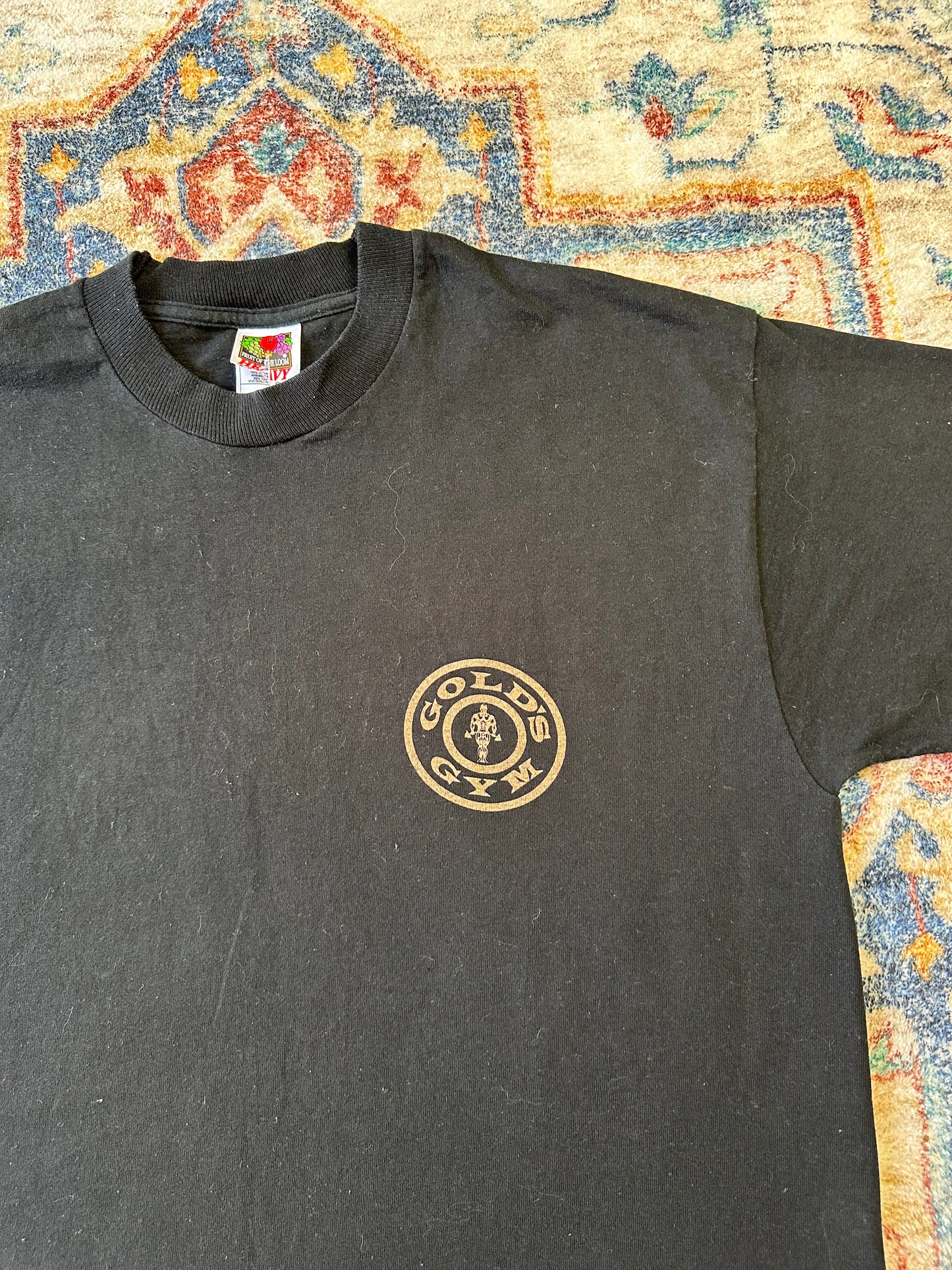 90s Golds Gym Logo T-shirt - L