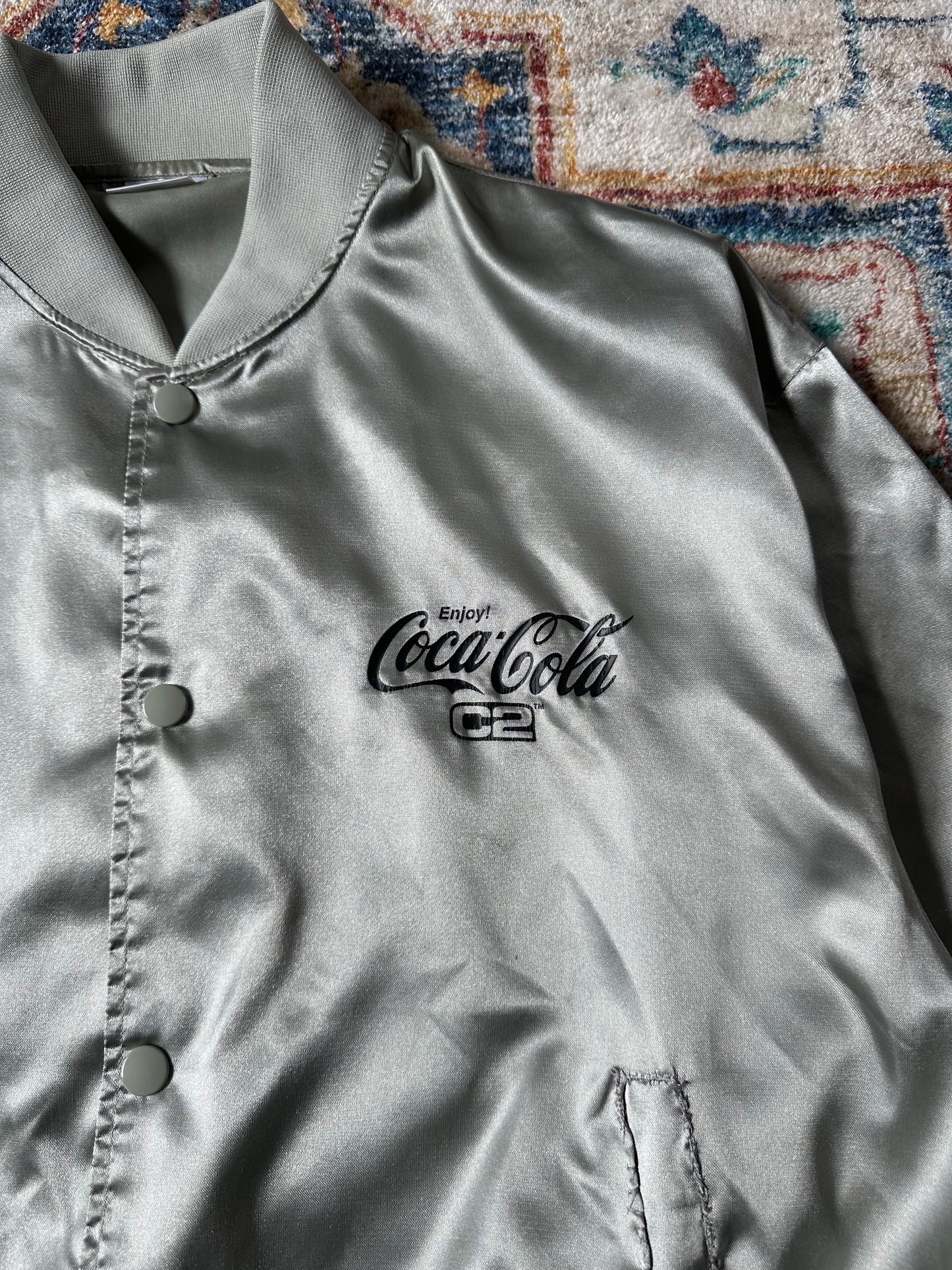 00s Coca-Cola R2 Satin Jacket - L