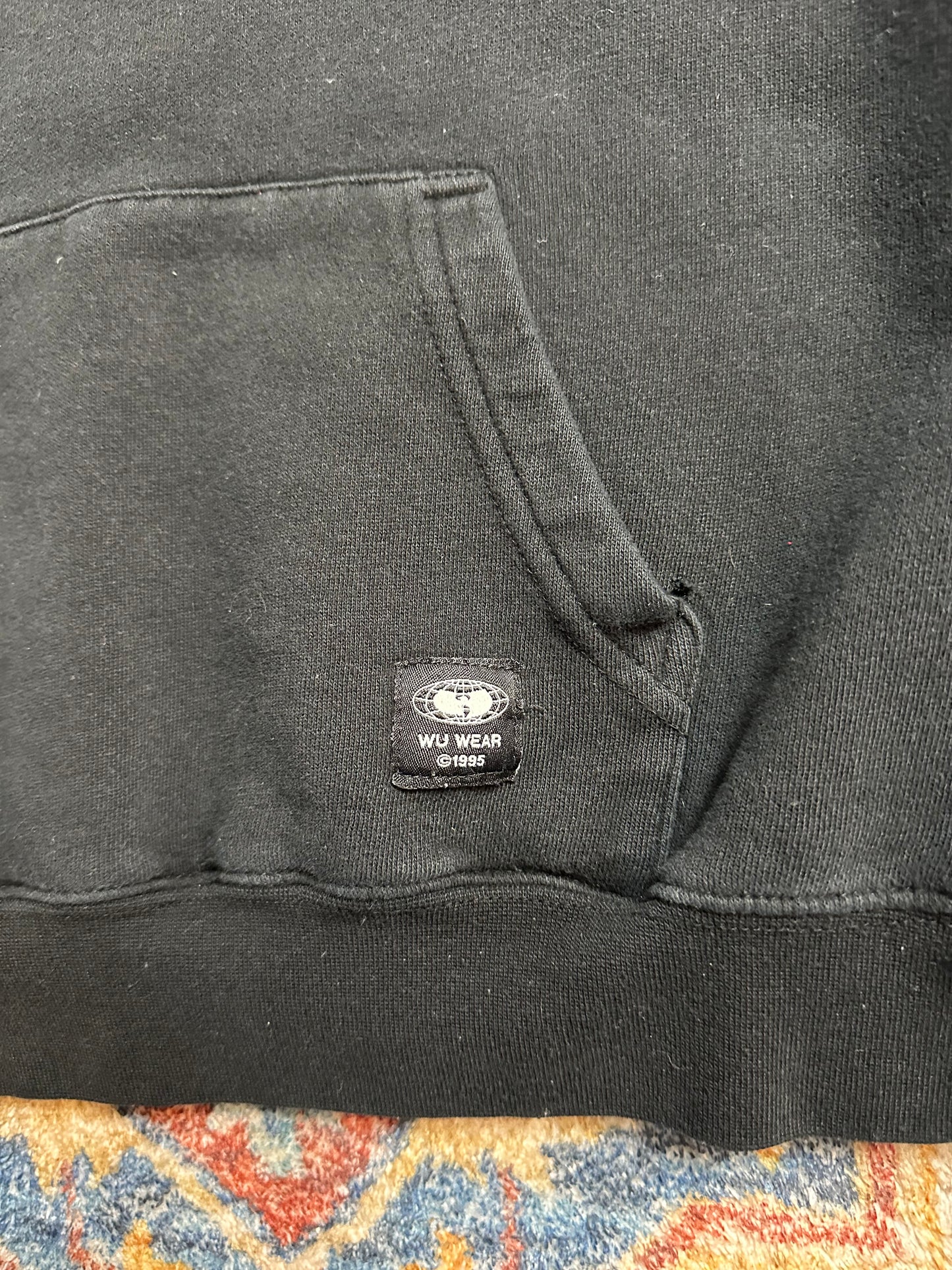 90s Wu Wear Logos Hoodie - S