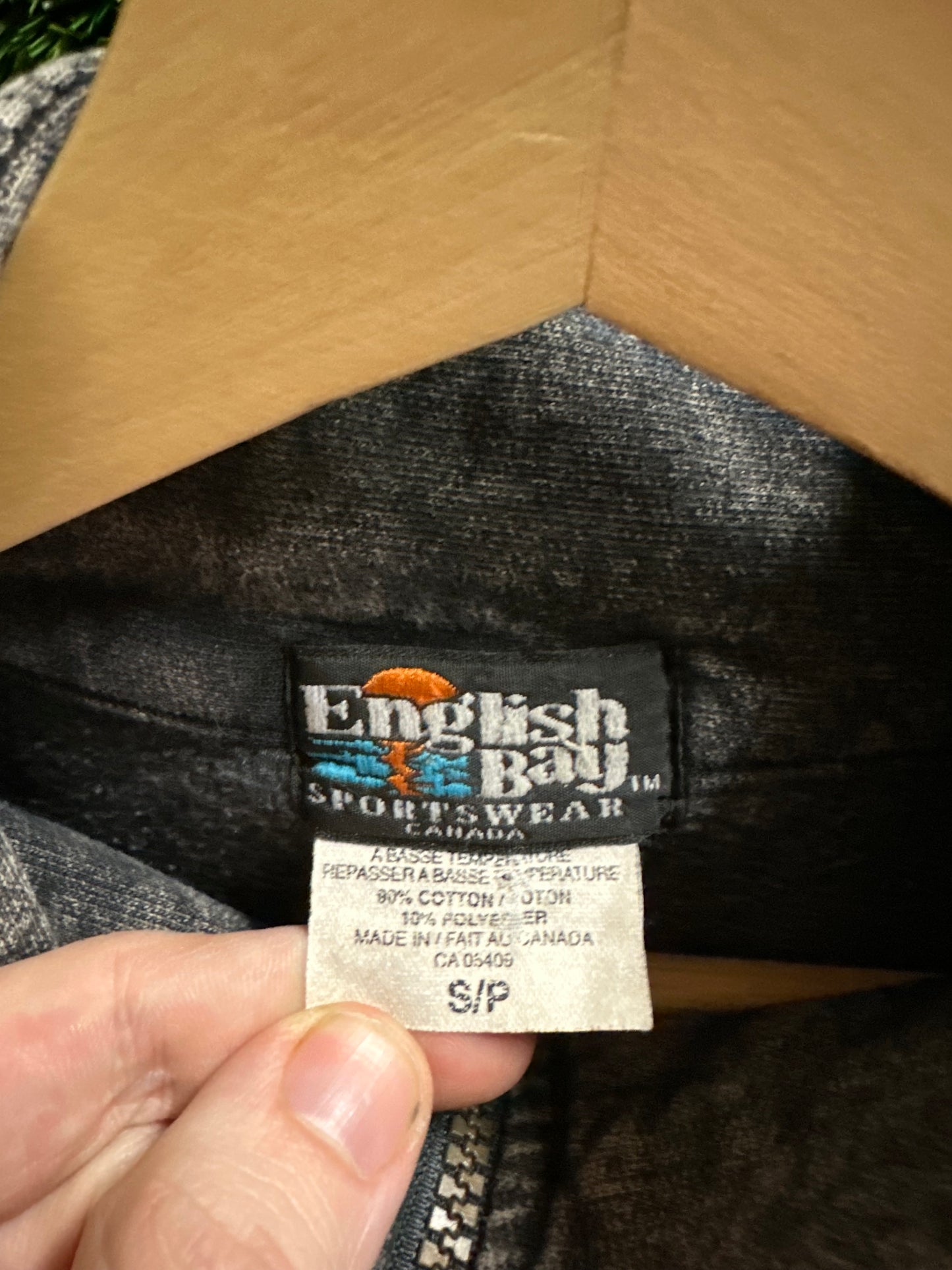 90s Kootenay Park 1/4 Zip-up Sweatshirt - S
