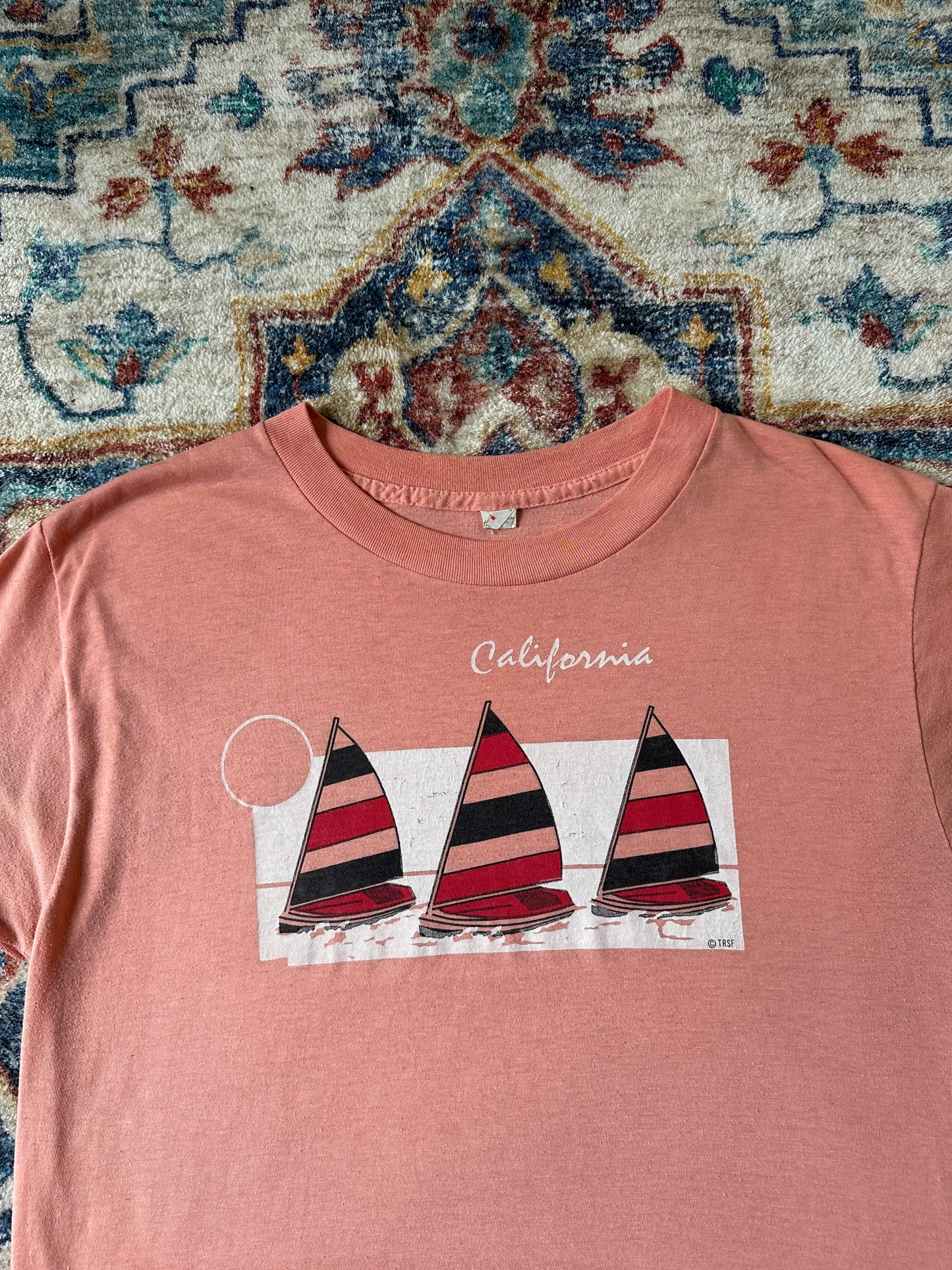 80s California Sailboats T-shirt - XL