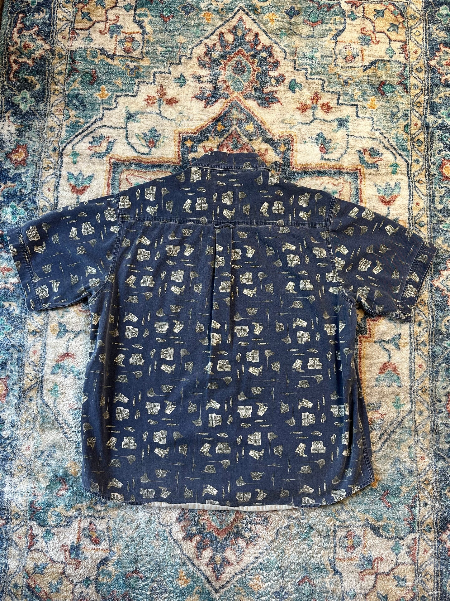 00s Northern Spirit Fishing Button-up Shirt - XL